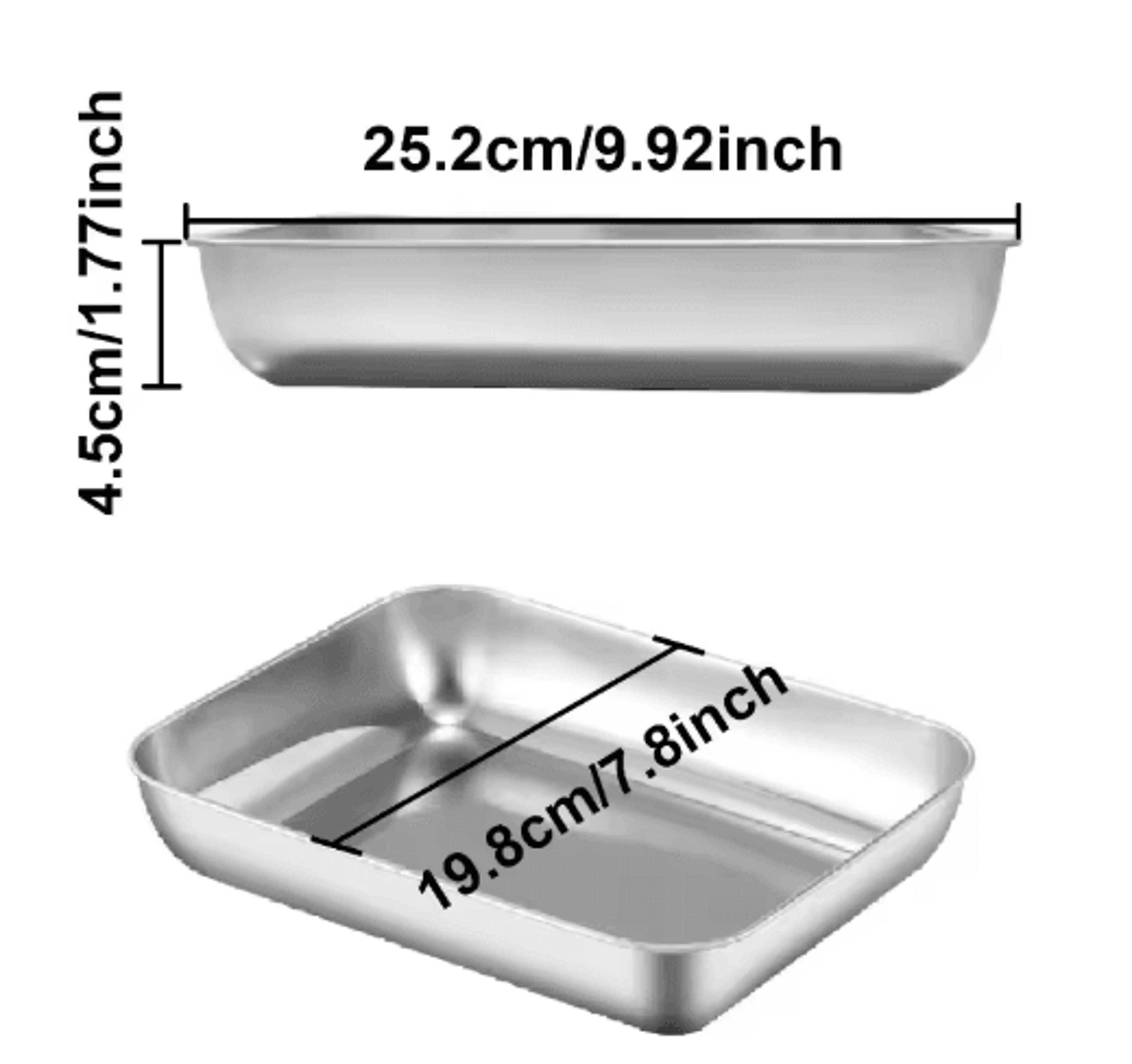 6 Piece Stainless Steel Food Storage Container Set Large Capacity Kitchen Essentials 4