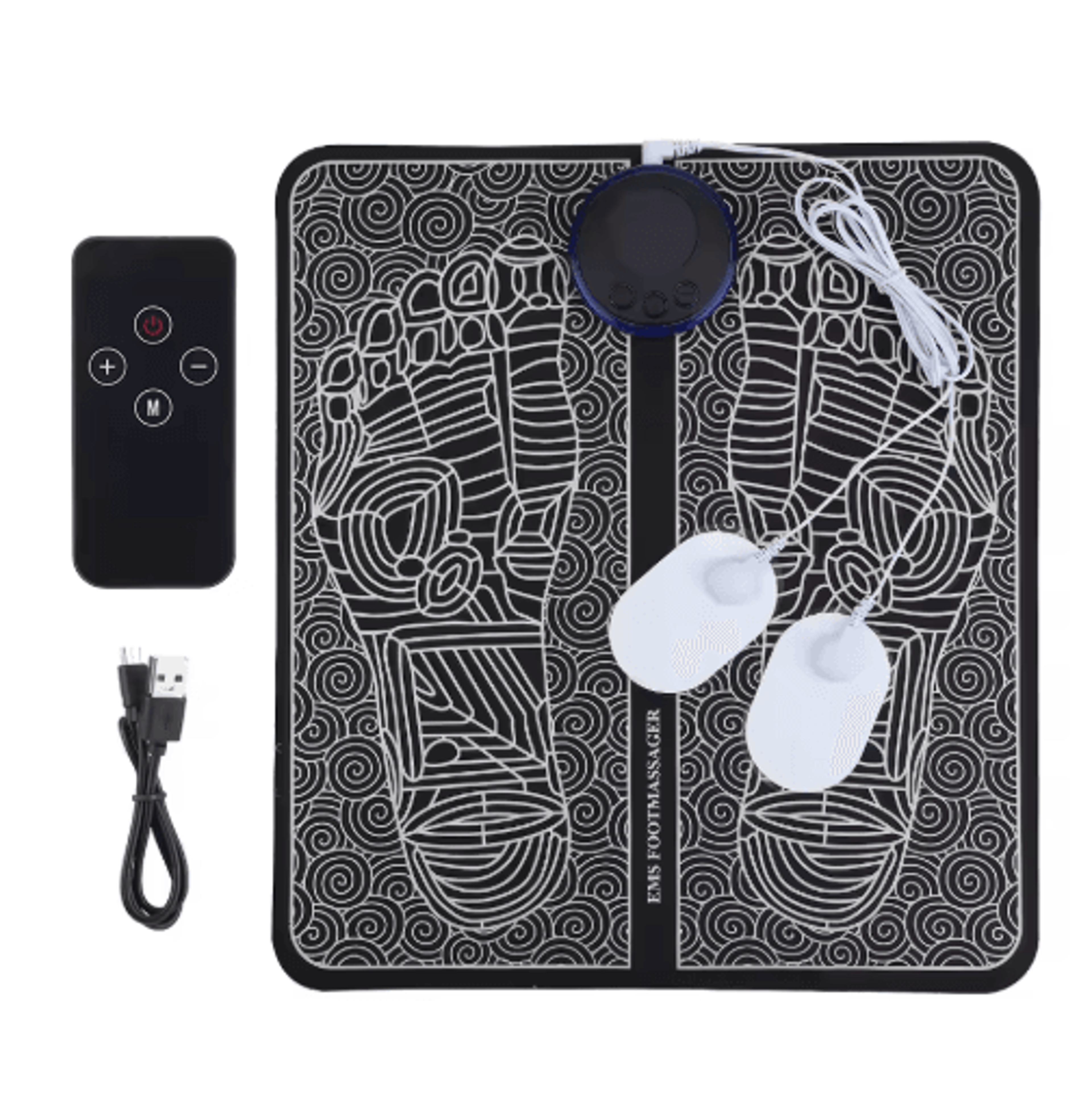 TENS Foot Massager Pad With Microcurrent  EMS Pulse Mat For Relaxation  Exercise 1