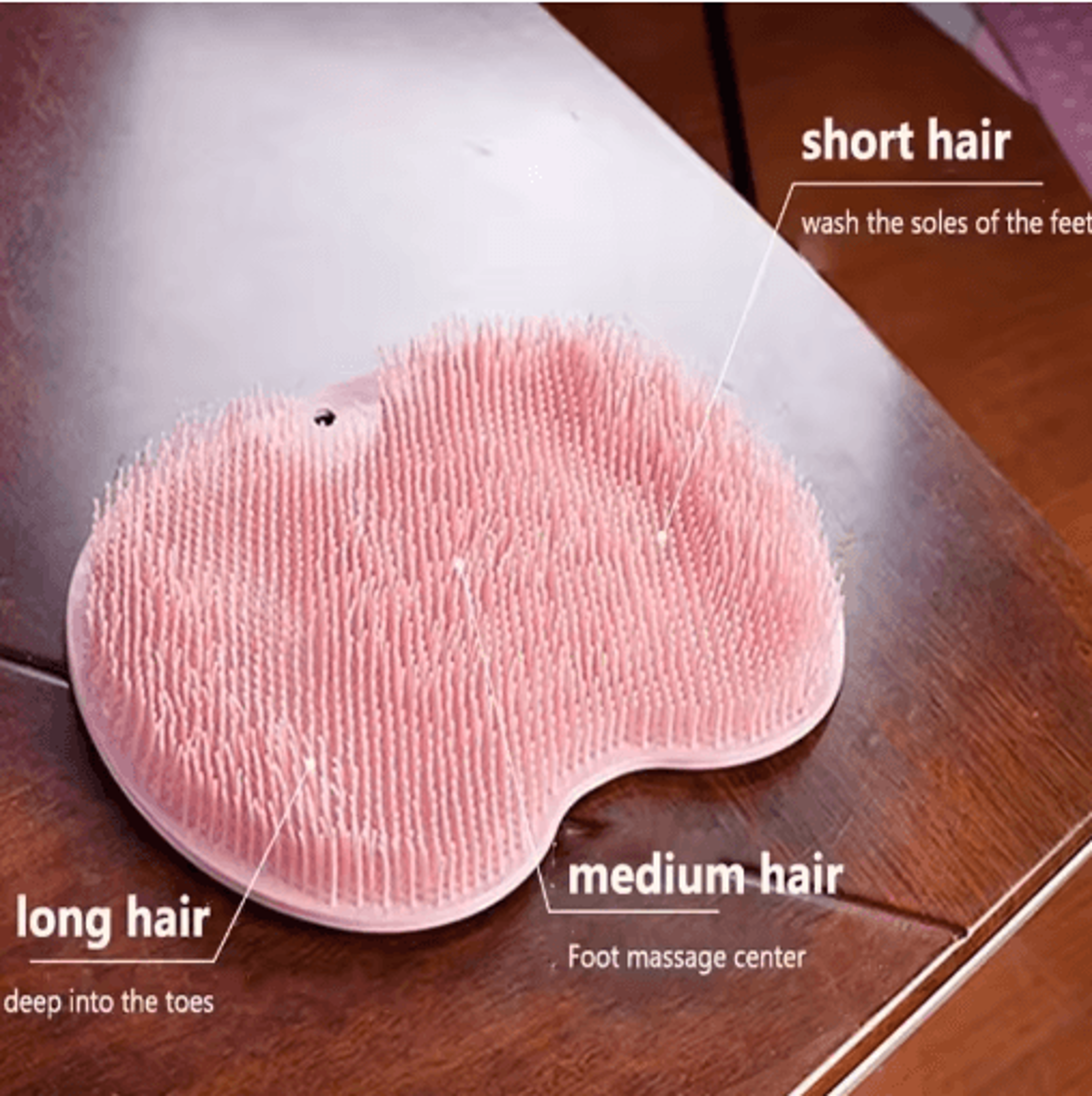 Anti Slip Shower Foot Scrub Massager Exfoliating And Relaxing Bathroom Pad 9