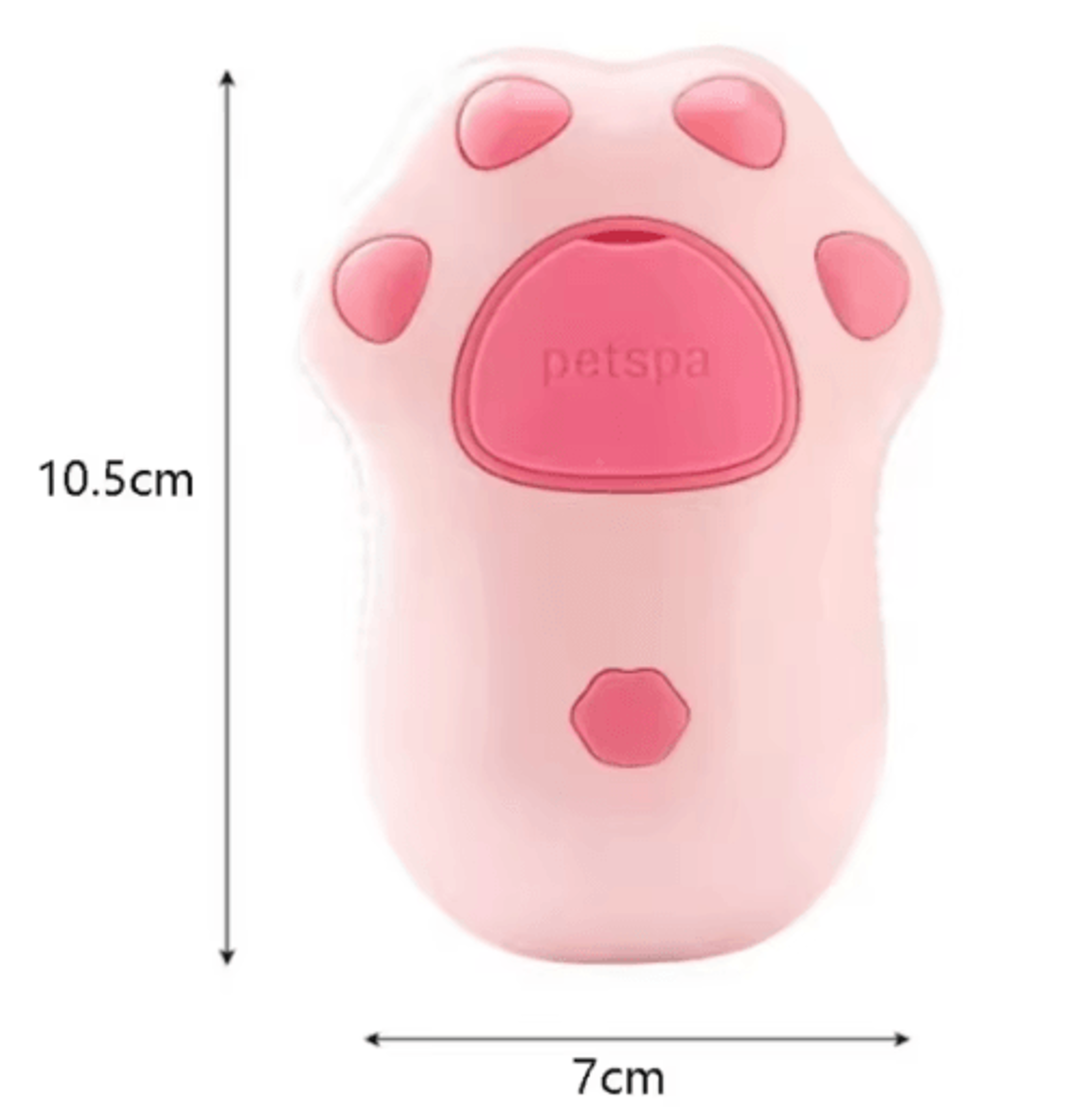 Cute Pink Silicone Pet Steam Massage Brush Floating Hair Bath And Grooming Comb 5