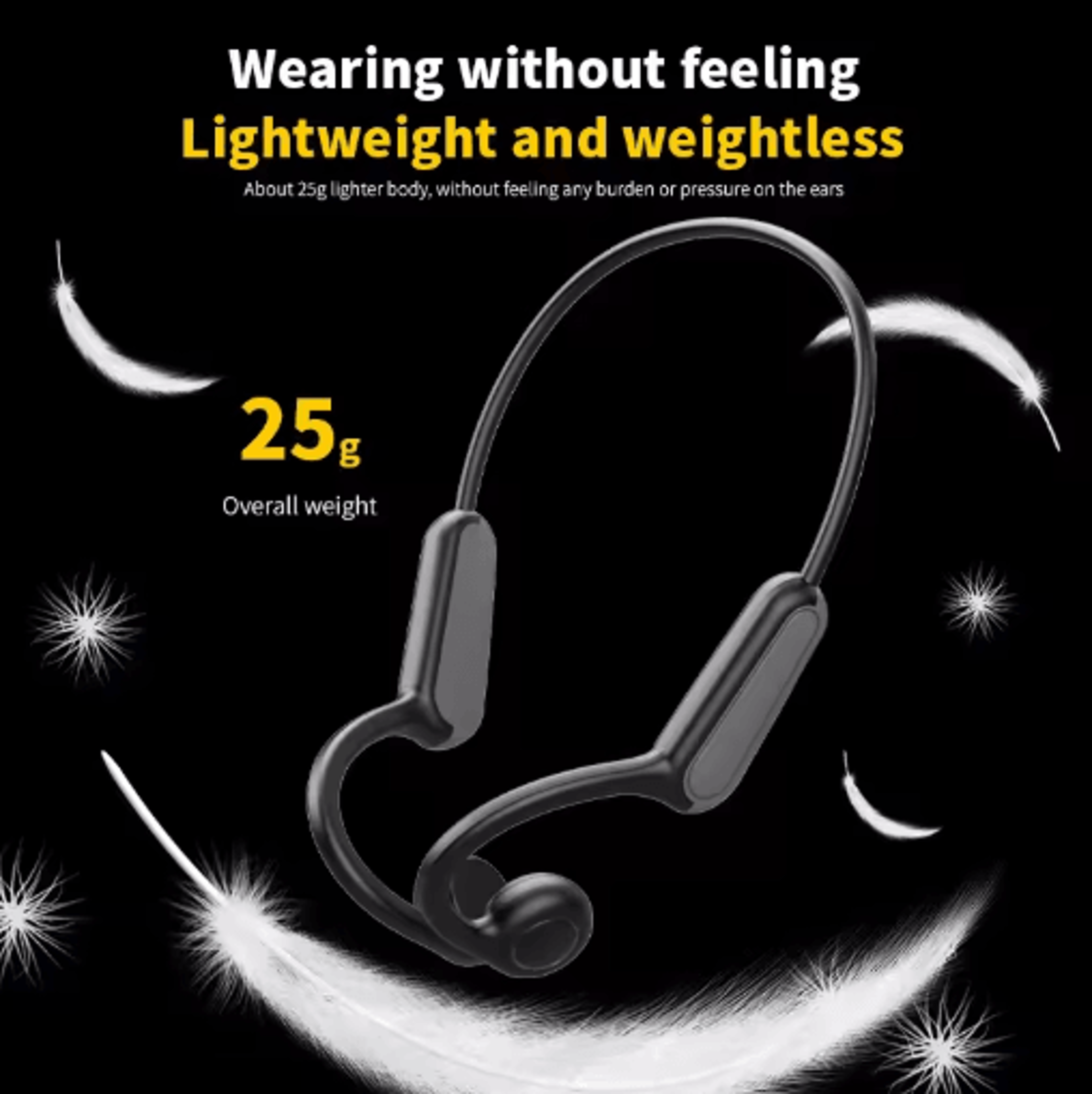 Xiaomi Mijia Wireless BoneConduction Bluetooth 53 Sports Earphones  Ear Hook Headsets For Running   7