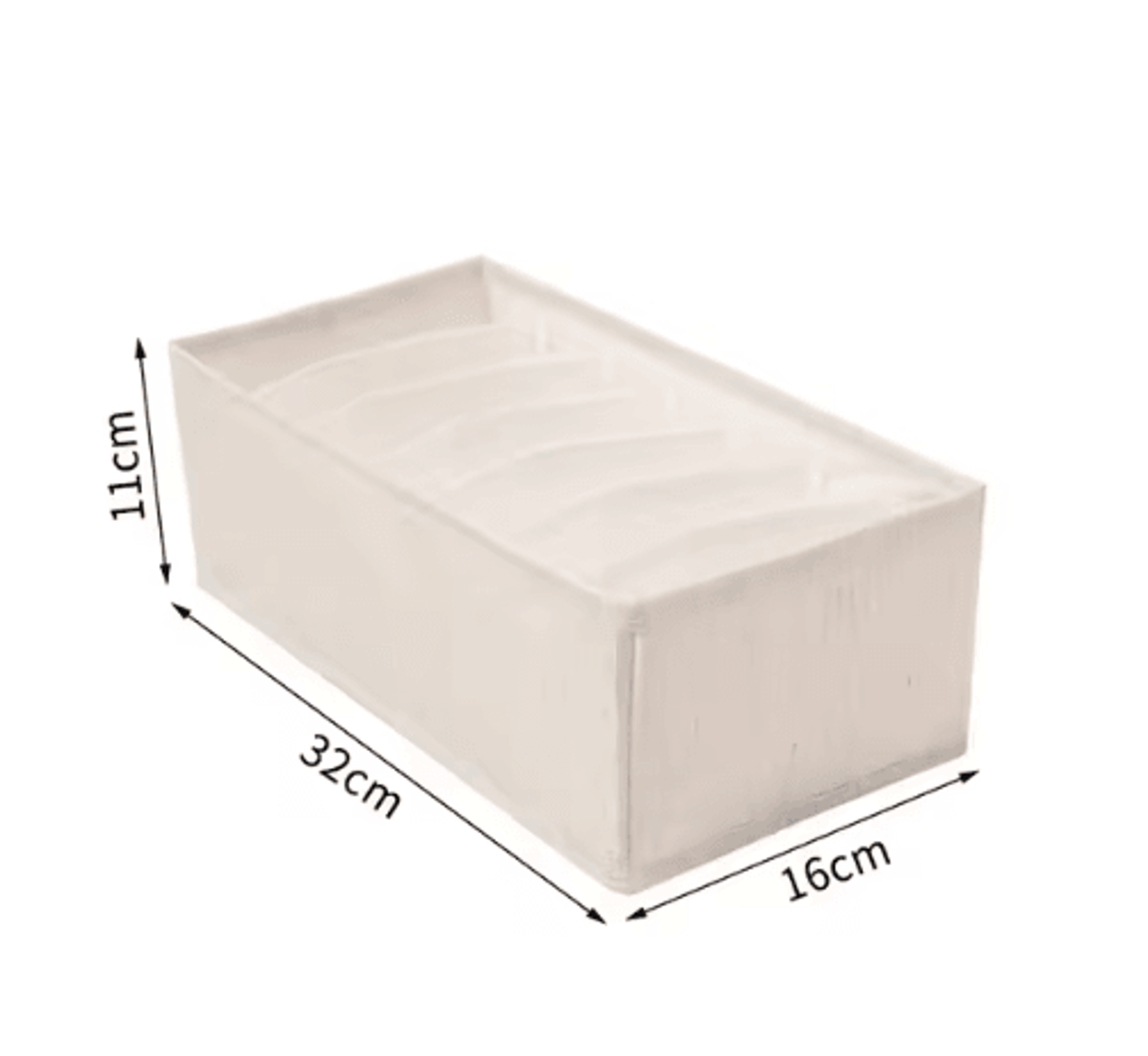 Underwear Drawer Organizer  MultiCompartment Wardrobe Storage Box For Socks  Lingerie 2