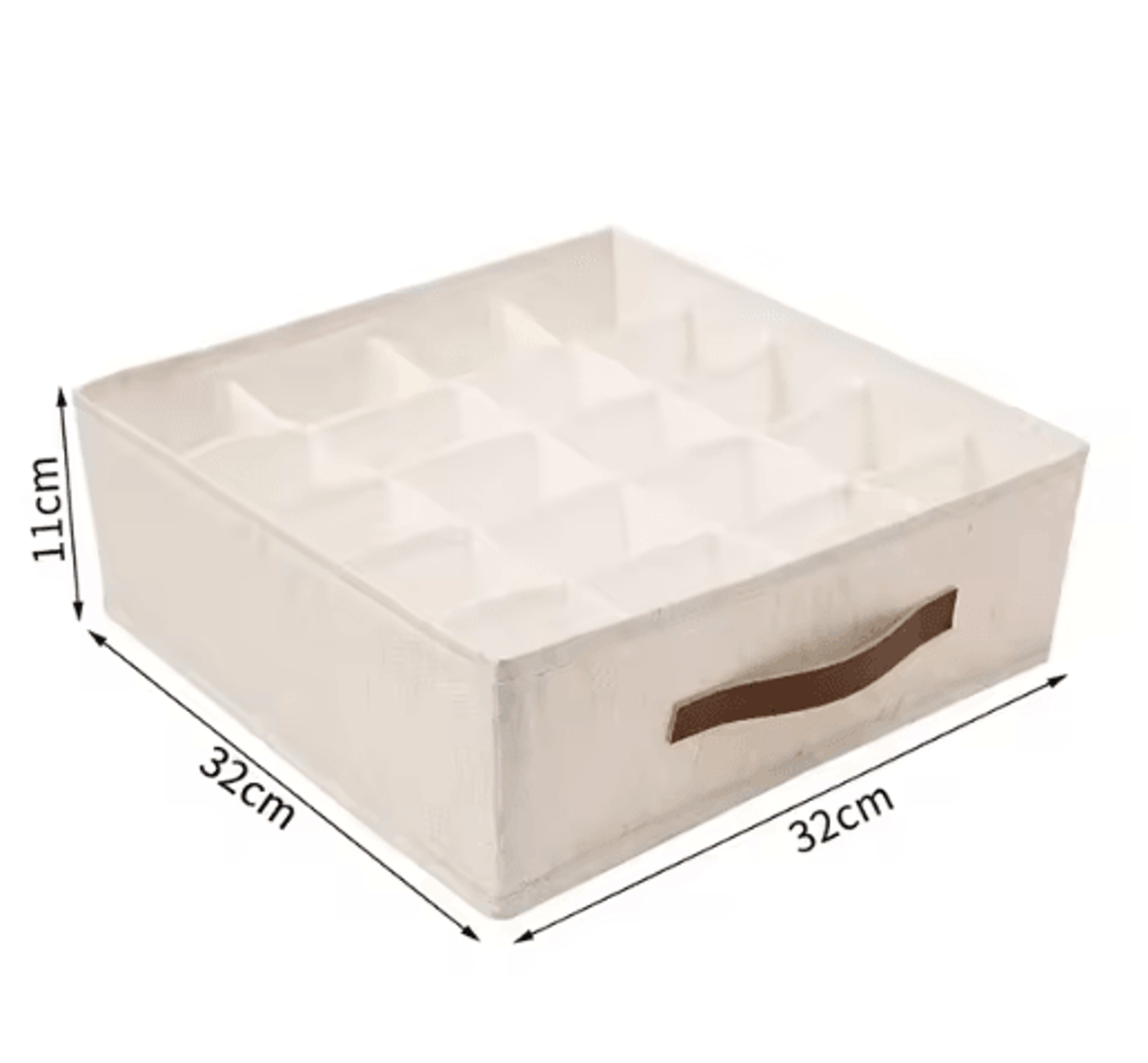 Underwear Drawer Organizer  MultiCompartment Wardrobe Storage Box For Socks  Lingerie 6