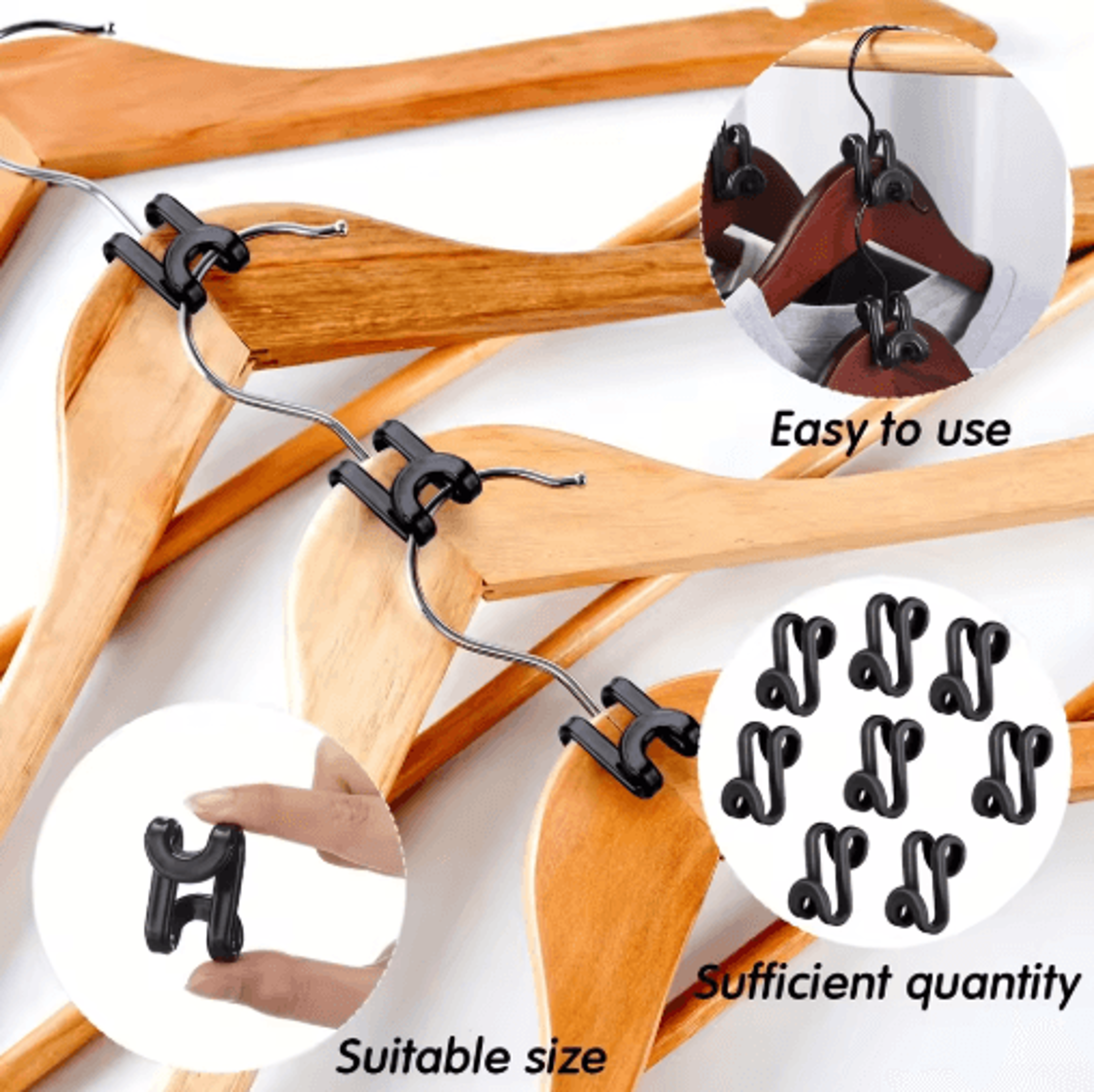 HeavyDuty Clothes Hanger Connector Hooks 20Pack  SpaceSaving Cascading Closet Organizers 4
