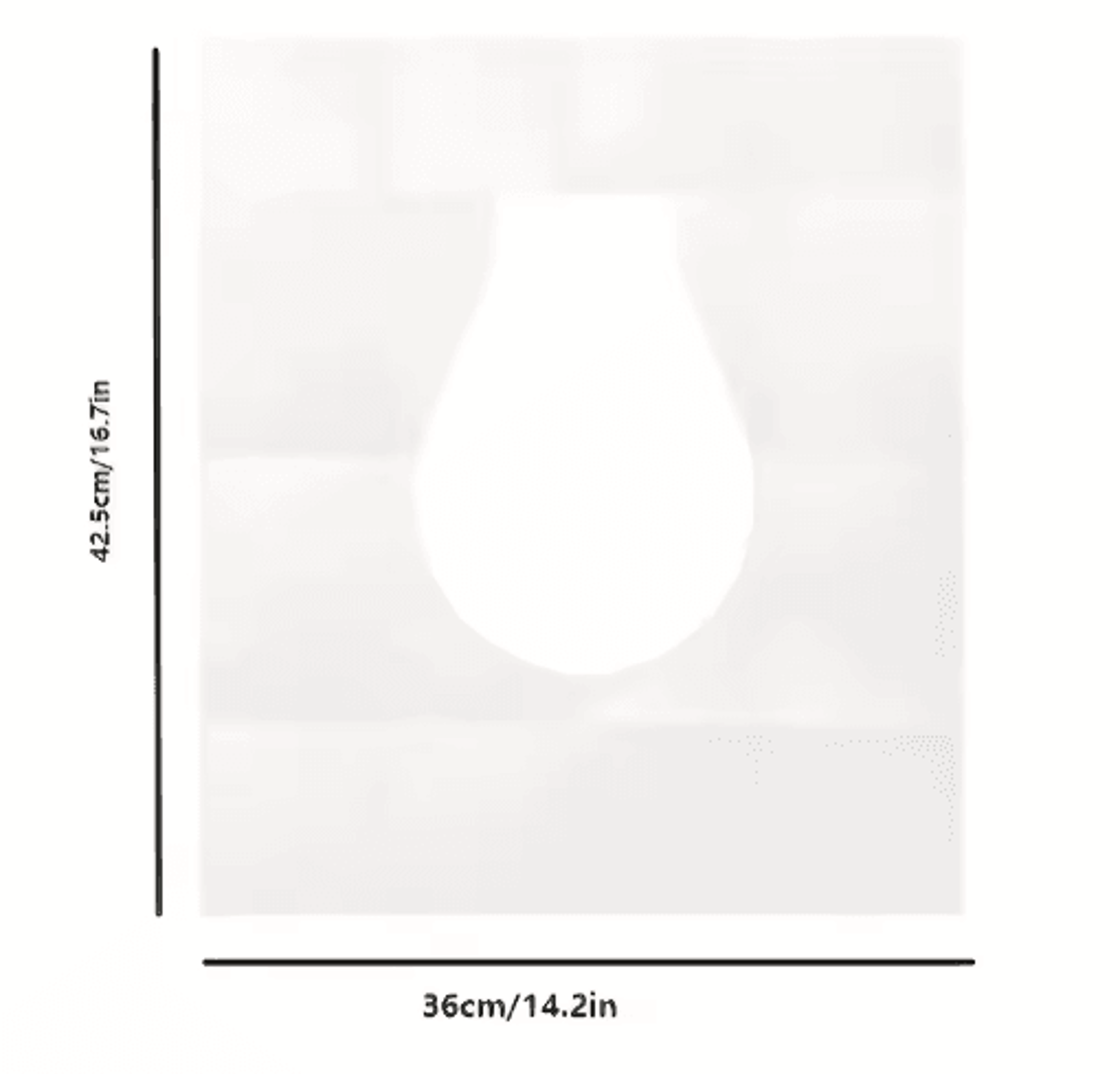 Disposable Toilet Seat Covers 2050100Pack  Thickened Hygienic Paper Toilet Mats For Travel  Home 6