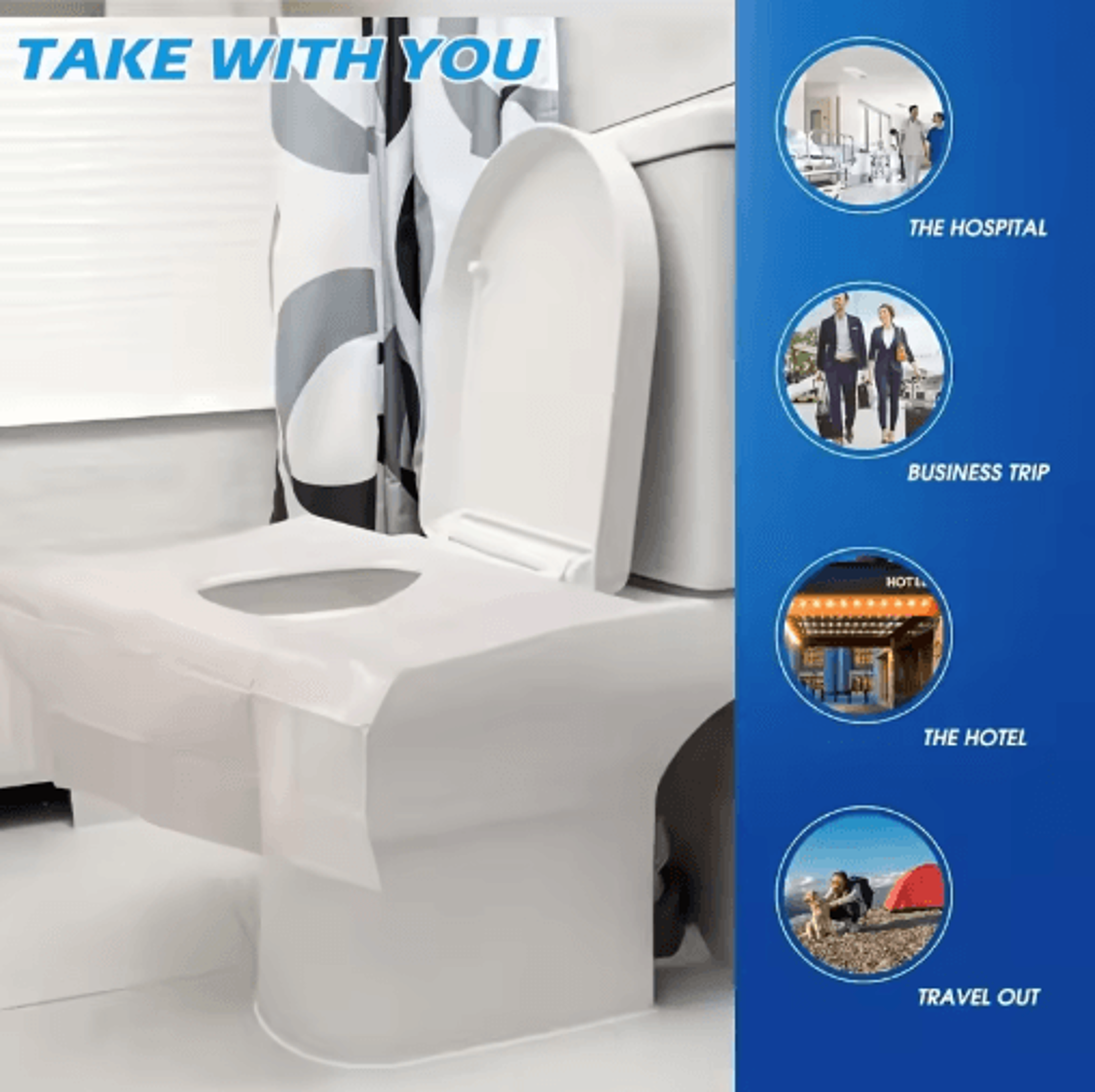 Disposable Toilet Seat Covers 2050100Pack  Thickened Hygienic Paper Toilet Mats For Travel  Home 8