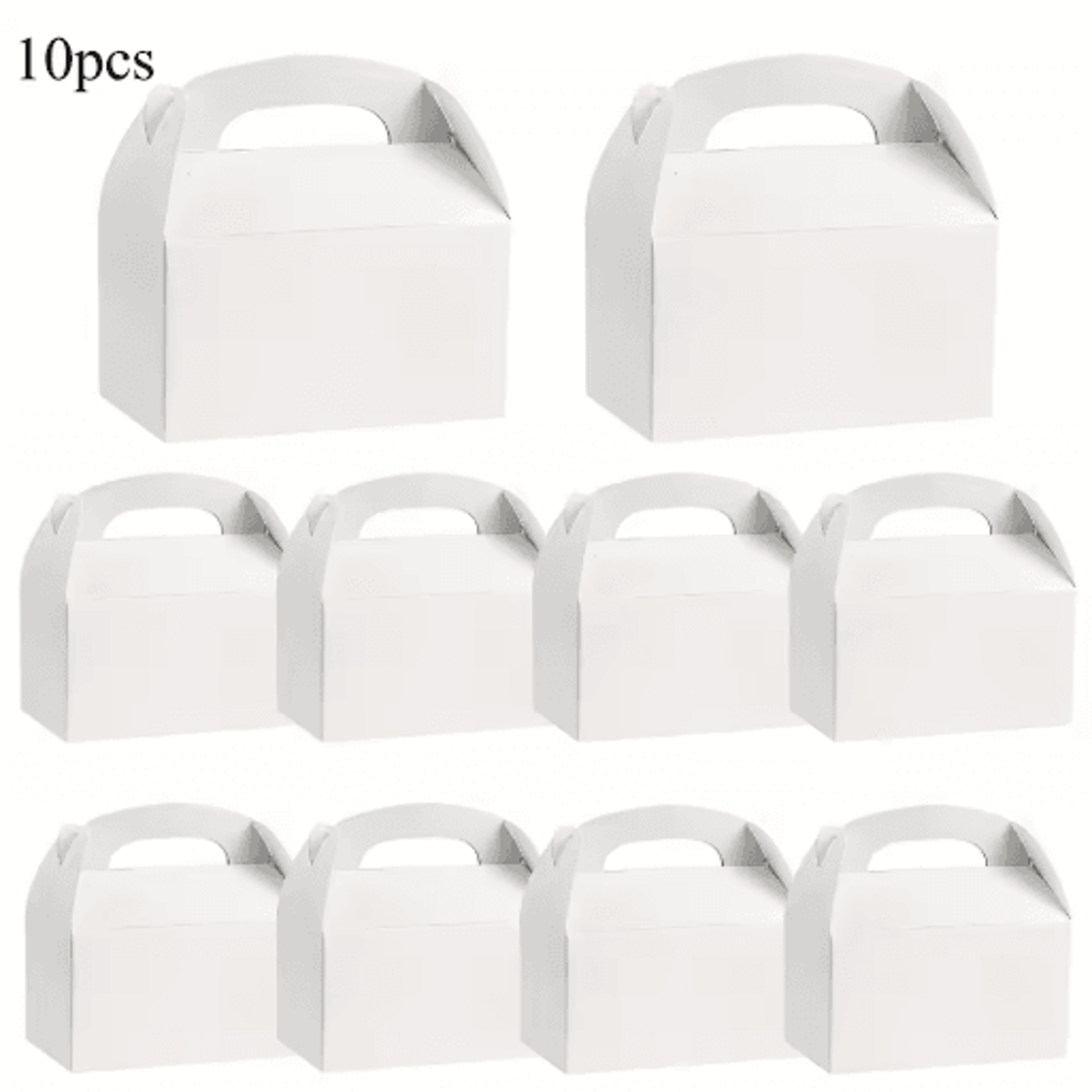 Party Favor Gift Boxes With Handles 10Pack  Handheld Cake  Gift Packaging For Special Occasions 1