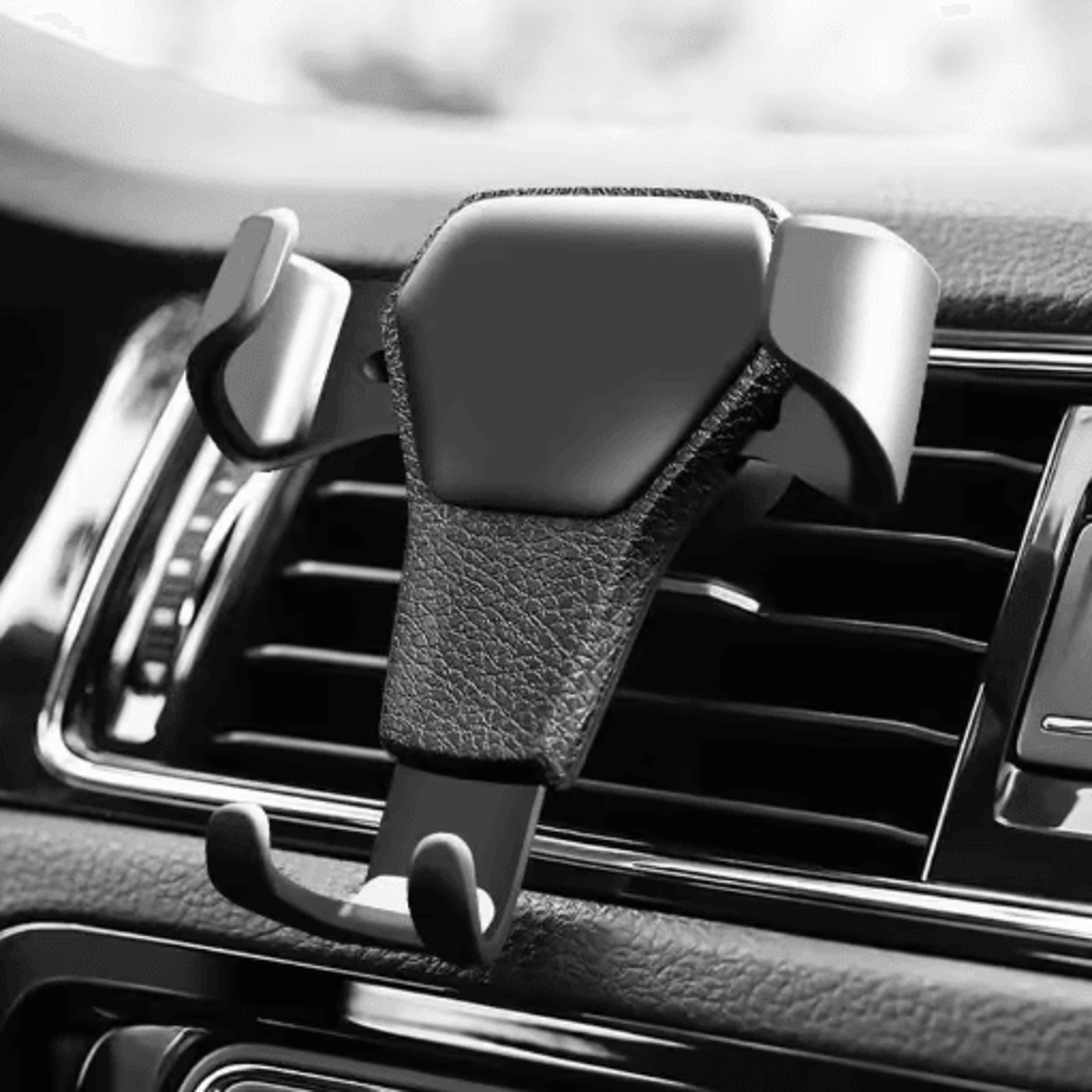 gravity car phone holder air vent clip mount for hands free driving