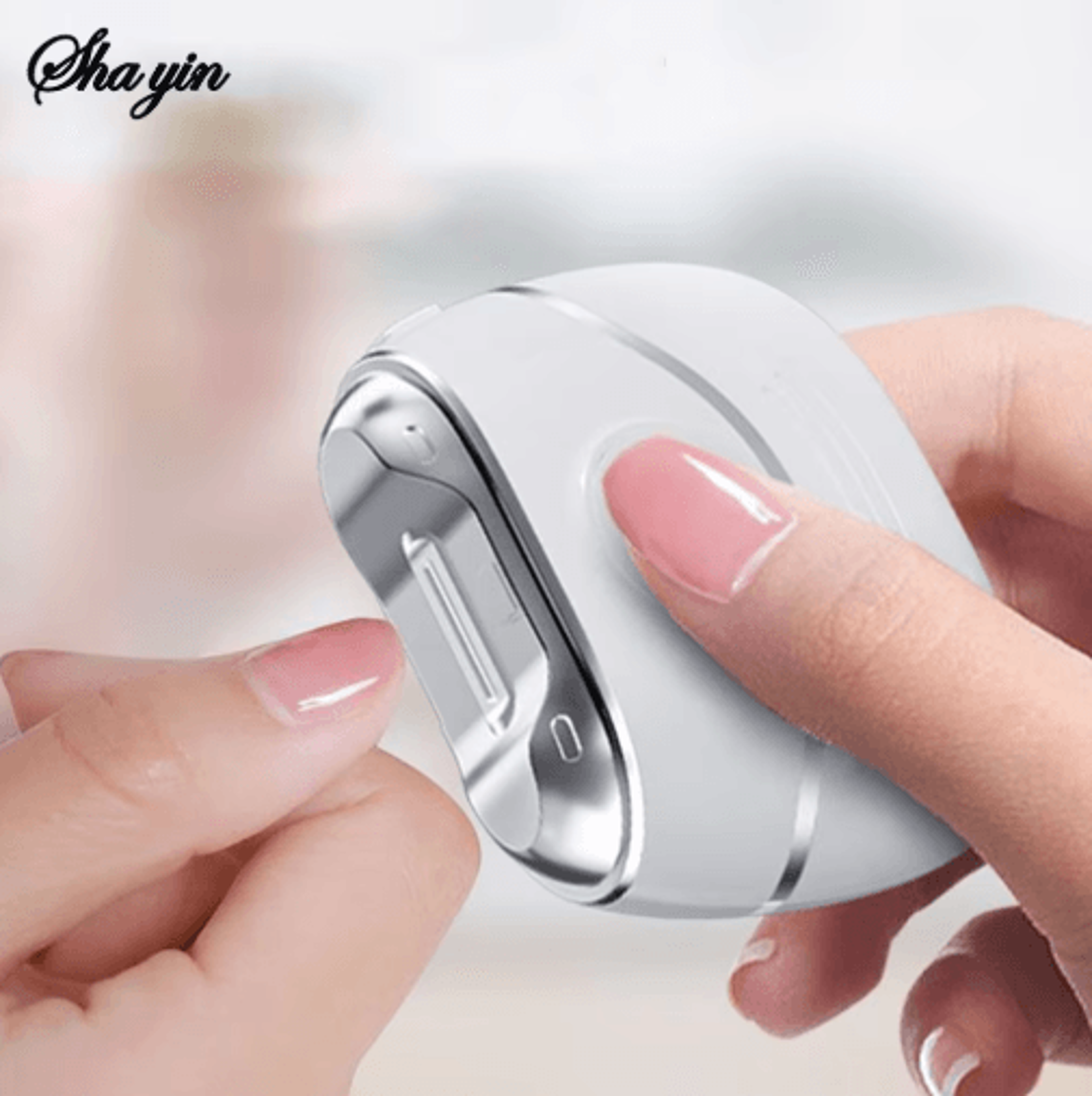 electric automatic nail clippers with light rechargeable nail trimmer for baby & adult care