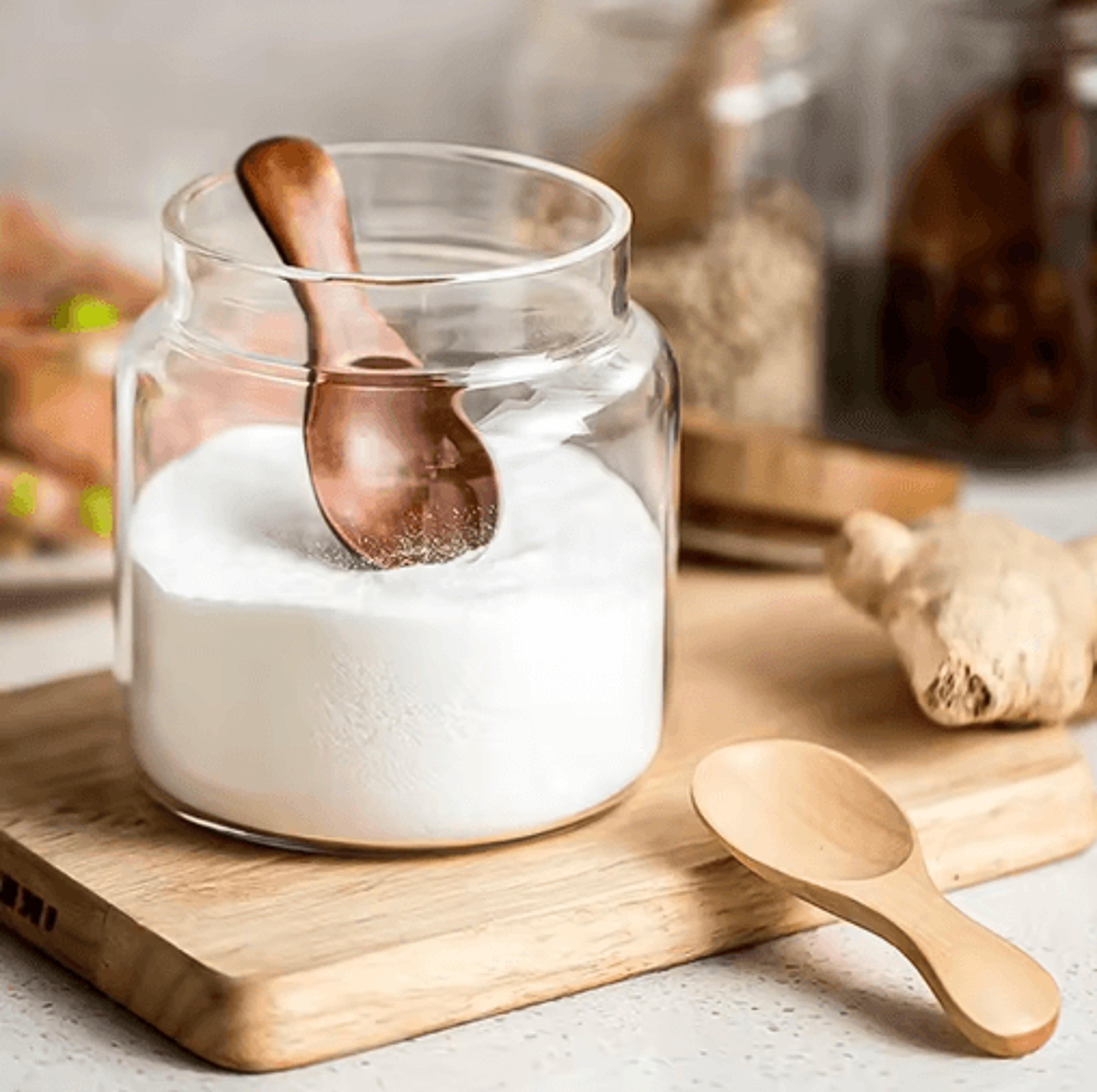 mini wooden spice & coffee spoons set (4-piece short handle)