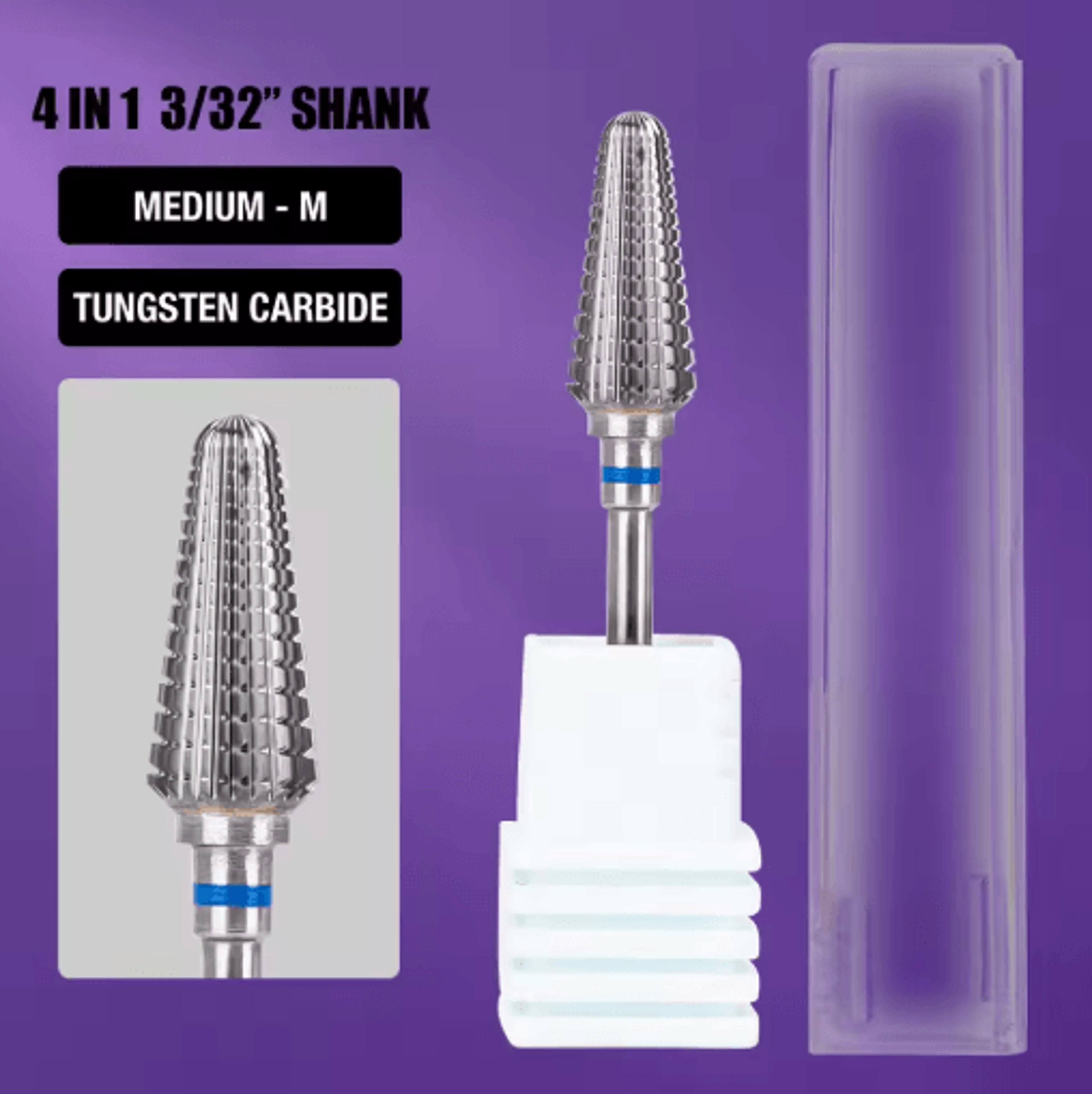 Professional Rotary Nail Drill Bit For Manicure And Pedicure Precision Burr Cutter 1