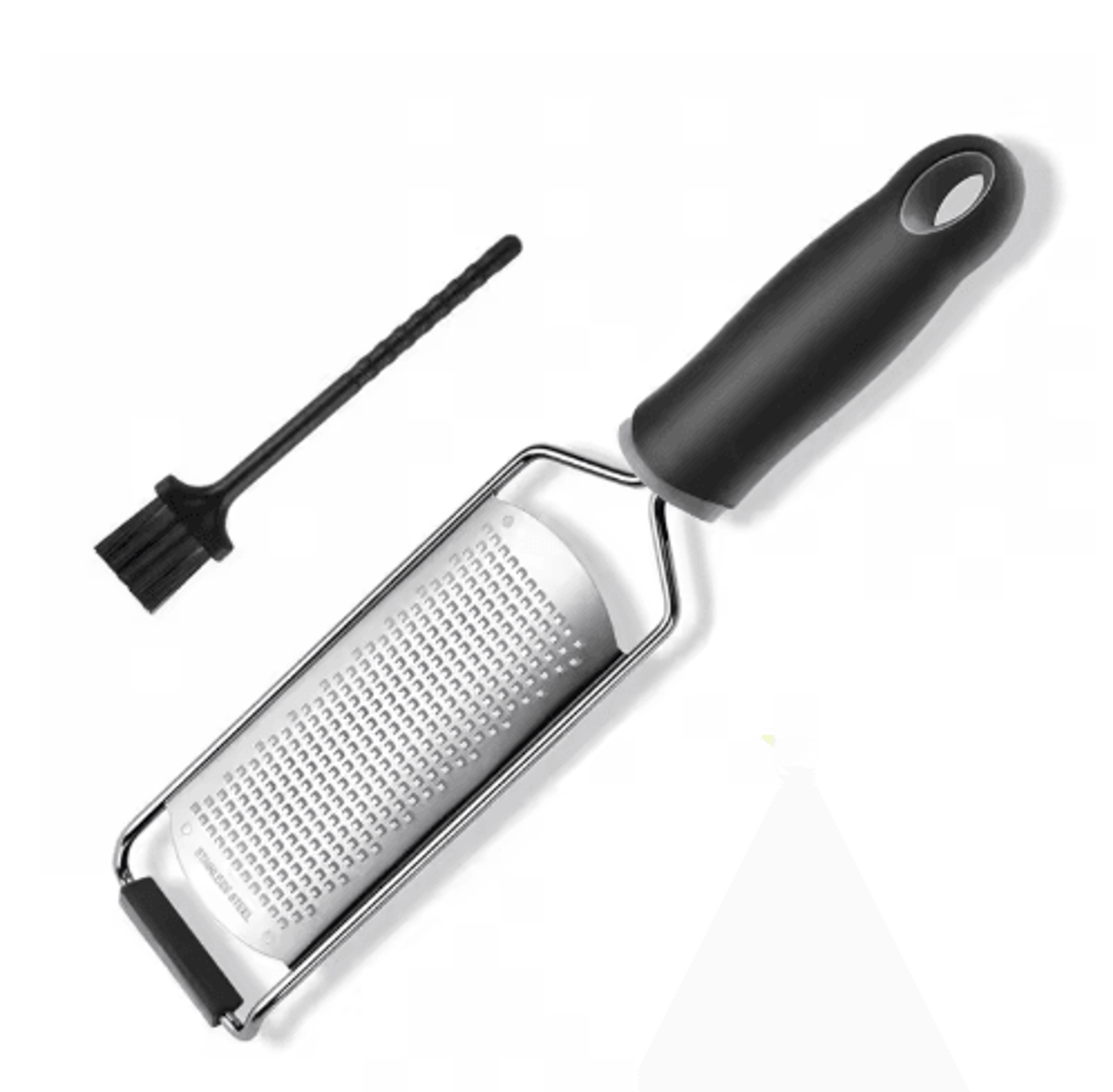 LMETJMA Stainless Steel Lemon Zester  Citrus Cheese Grater  Handheld Kitchen Zester For Garlic Ging 4