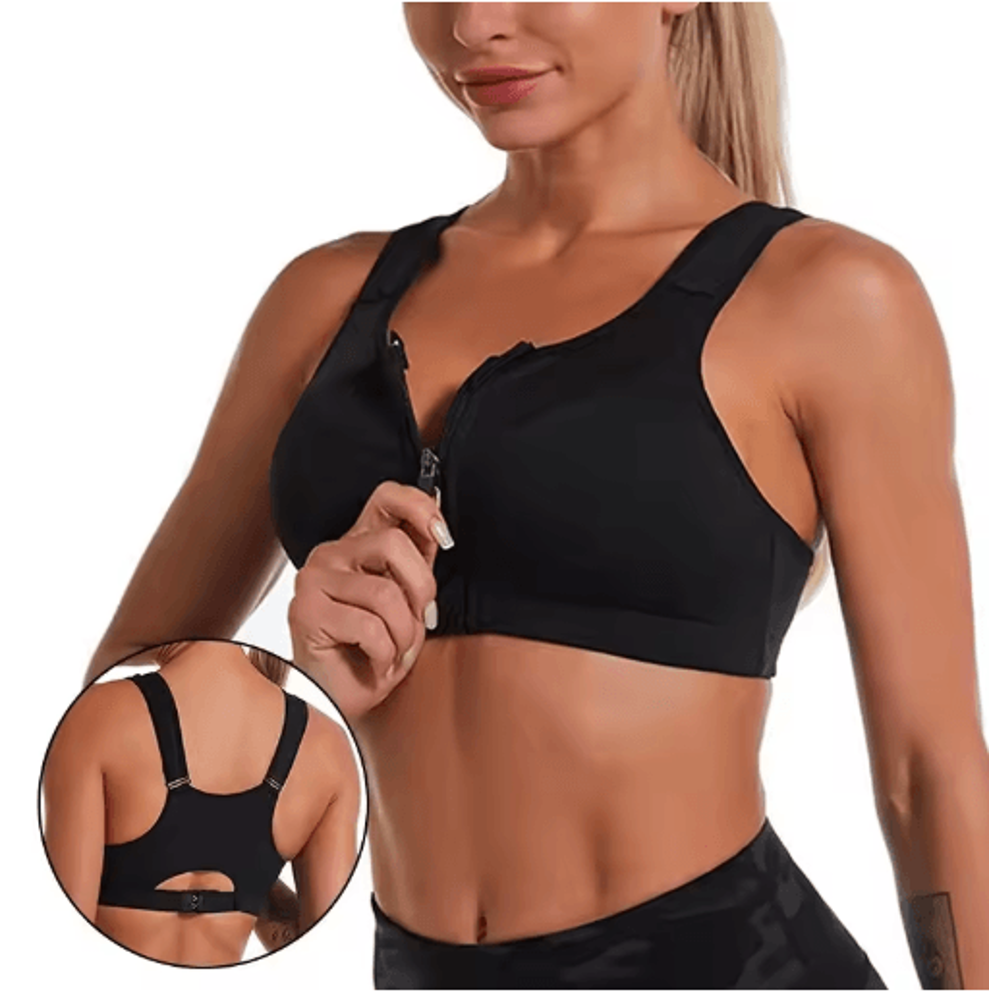 shock absorbing breathable quick dry yoga training sports bra for women