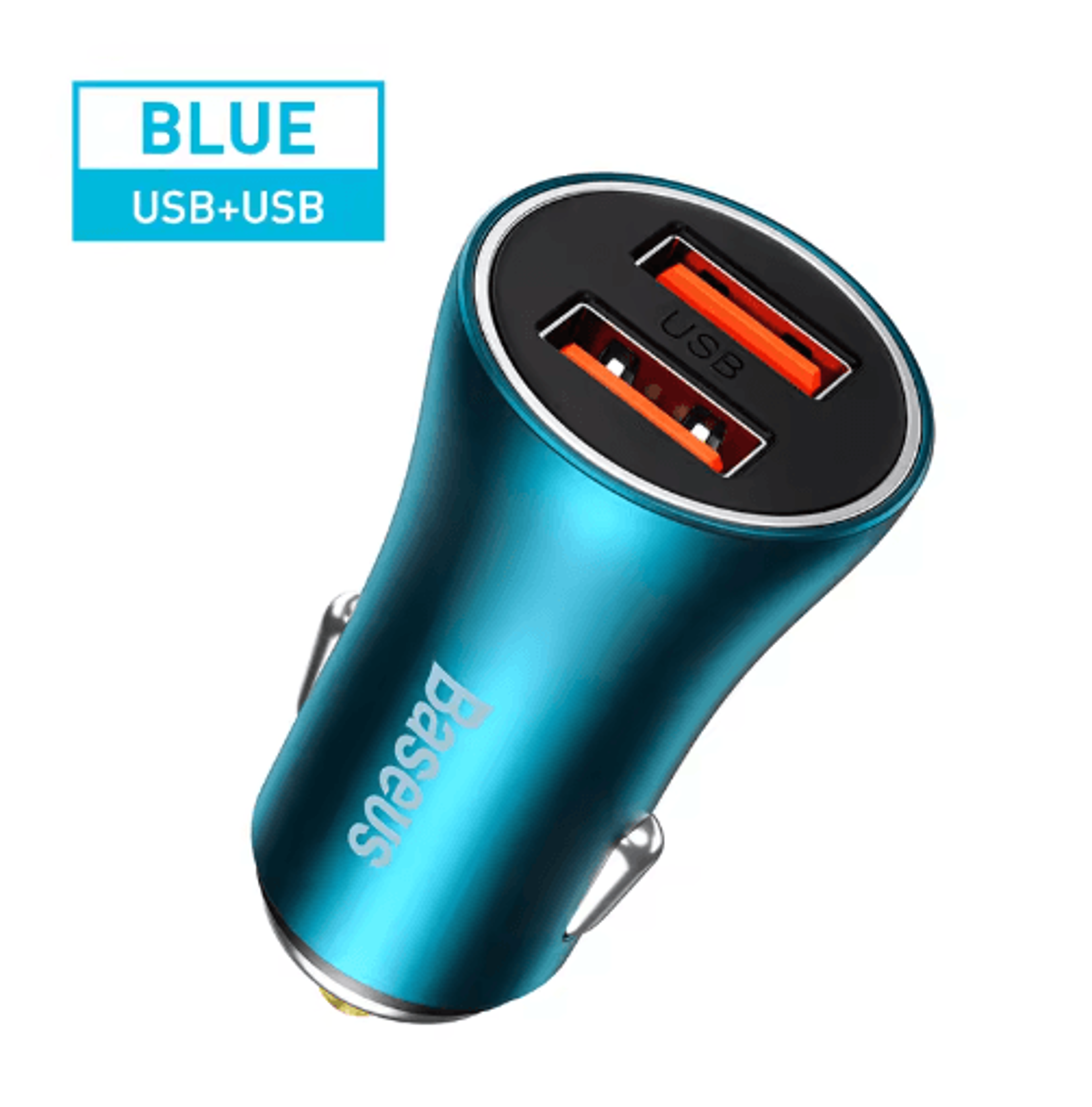 Baseus 60W Metal USB Type C Car Charger With PD 27W  QC 40 Fast Charging 1