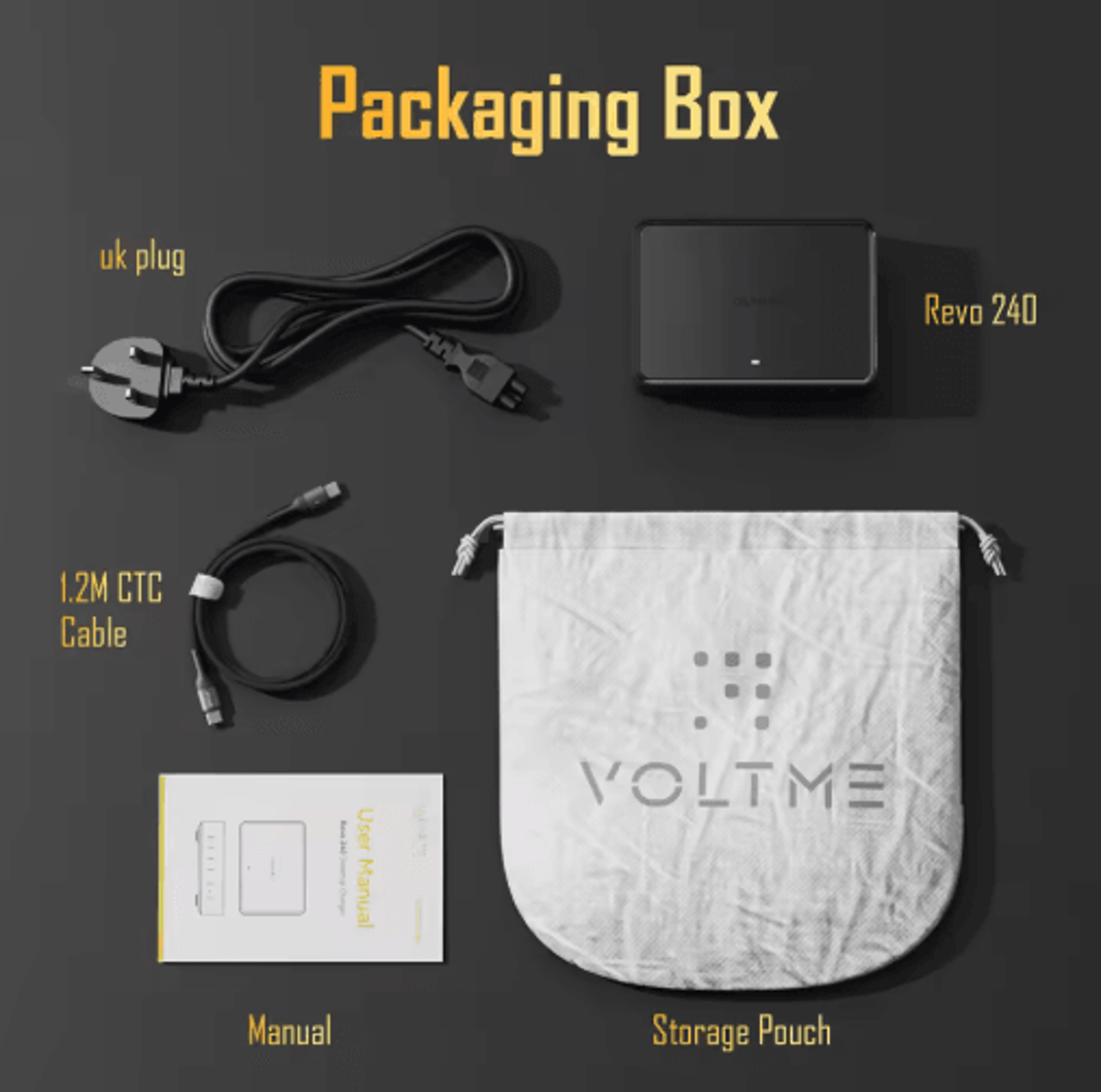 VOLTME 240W GaN USBC 6 Port Desktop Charging Station With PD31 And QC5 1