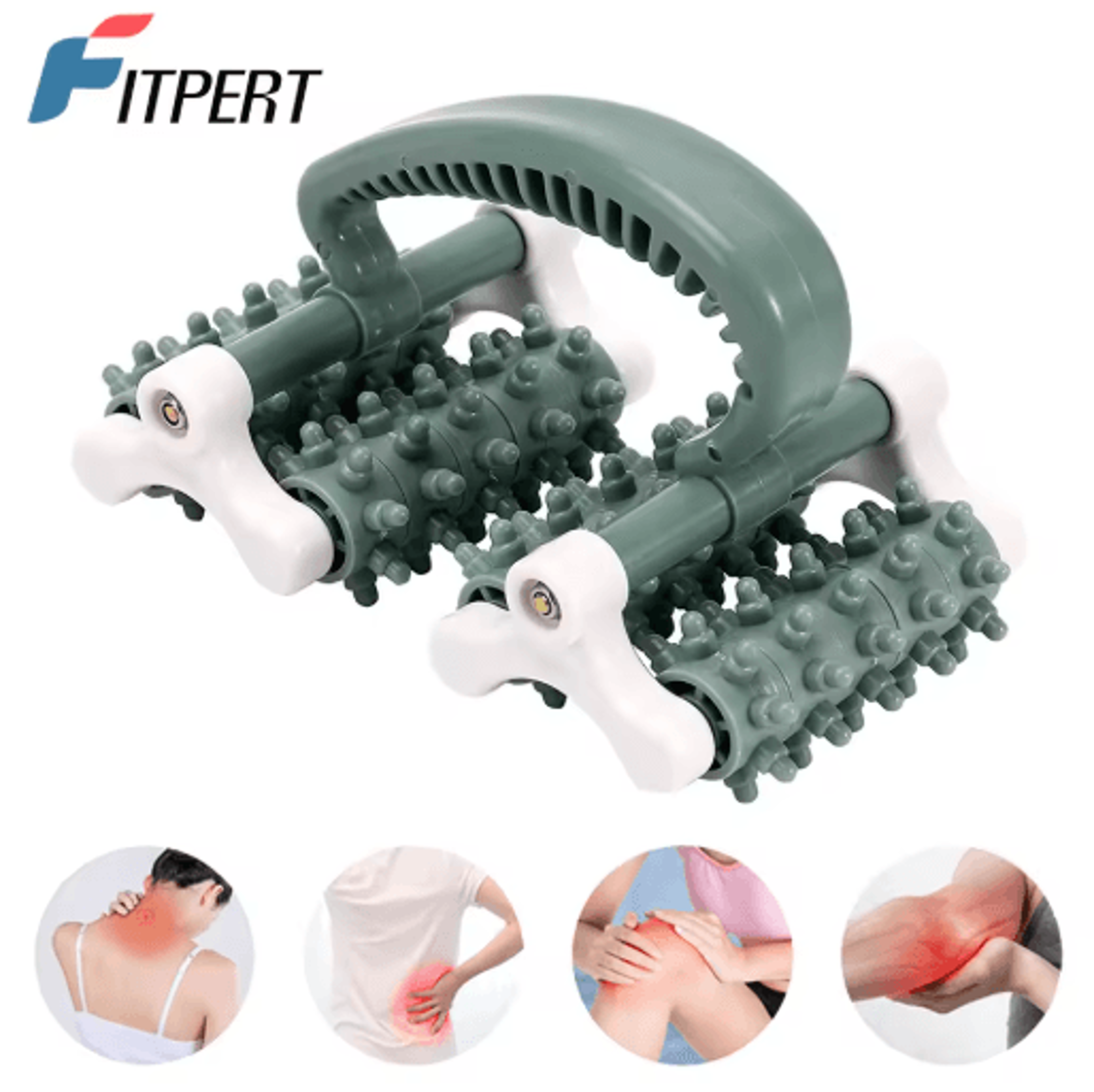 deep tissue muscle massage roller – fascia & anti-cellulite myofascial release tool