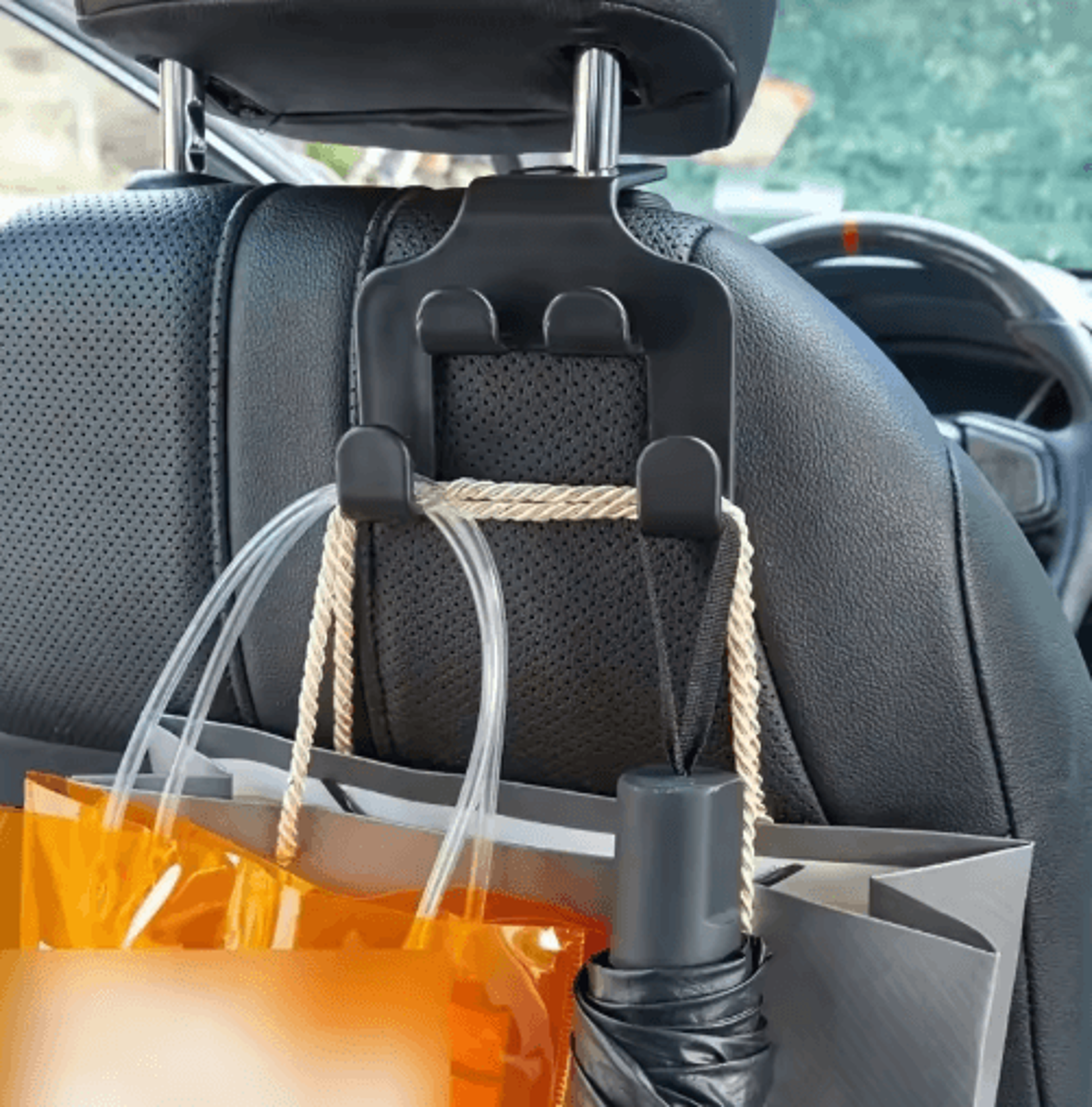 RideView Car Back Seat Phone Holder  Headrest Hook Mount  Rear Seat Stand For Smartphones 5