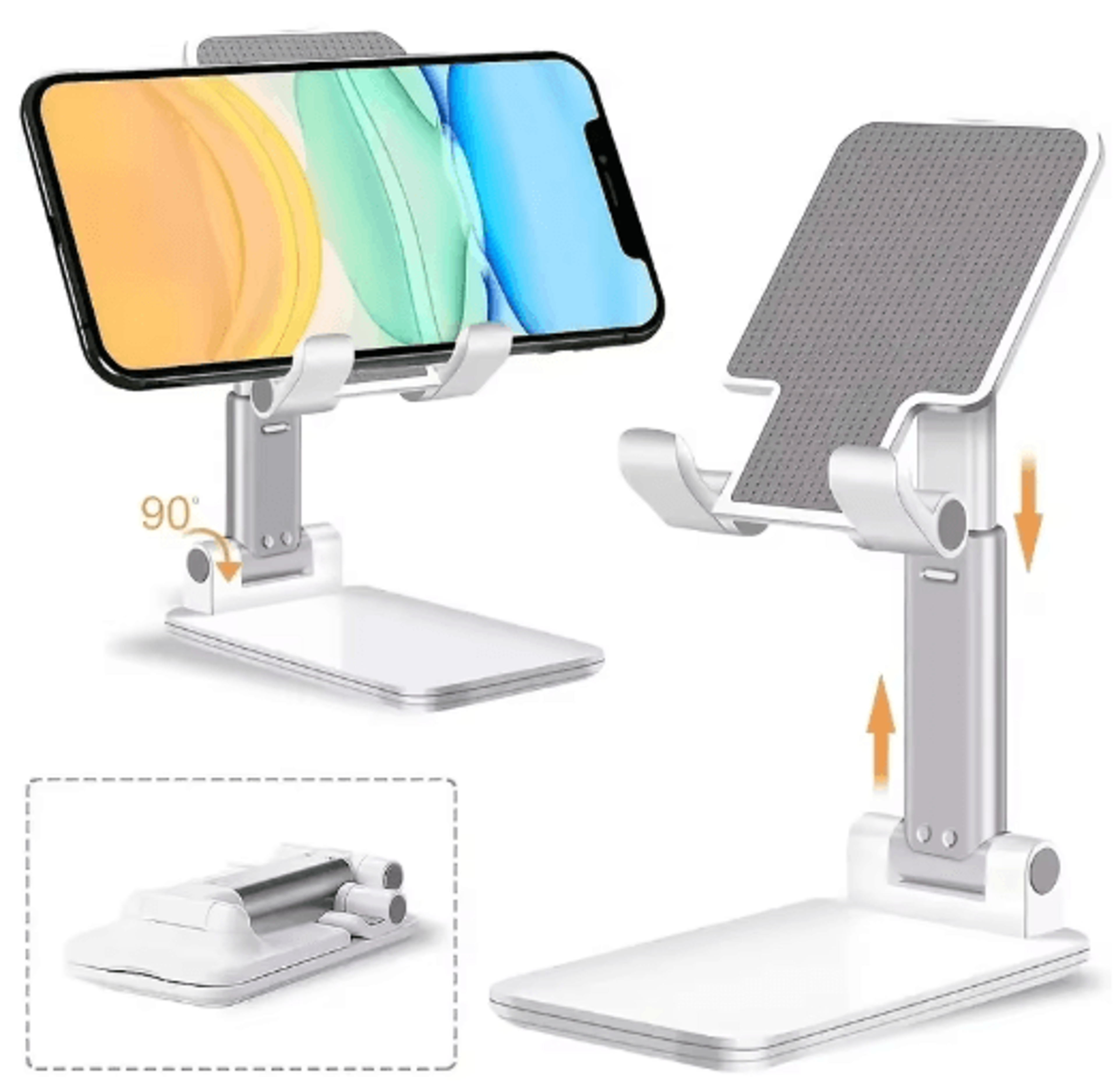 FlexDesk Adjustable Phone  Tablet Stand  Universal Desktop Holder For IPhone IPad  Smartphones 7