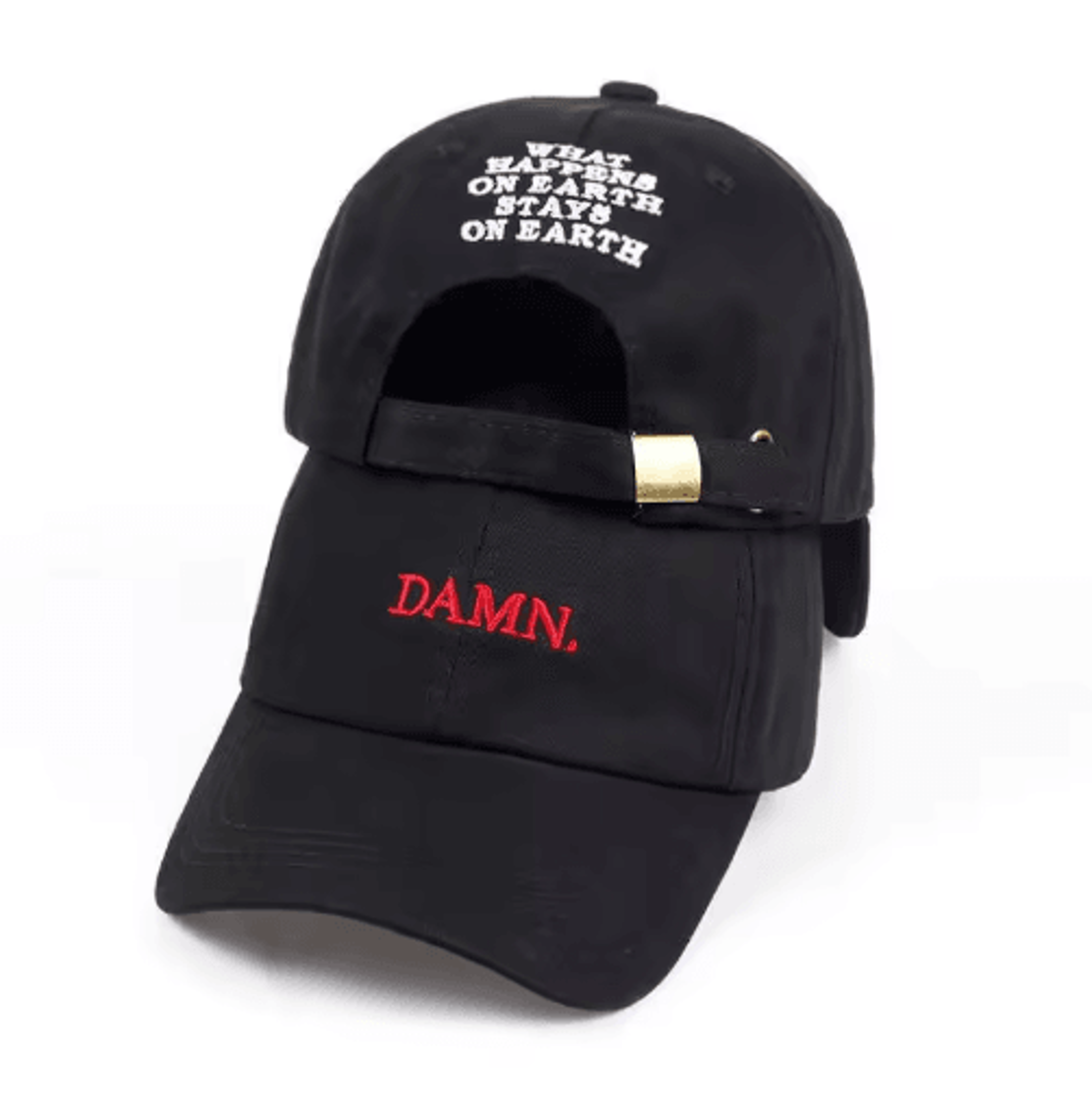 Luxury DAMN Embroidered Snapback Cap  Unisex Hip Hop Designer Baseball Hat 1
