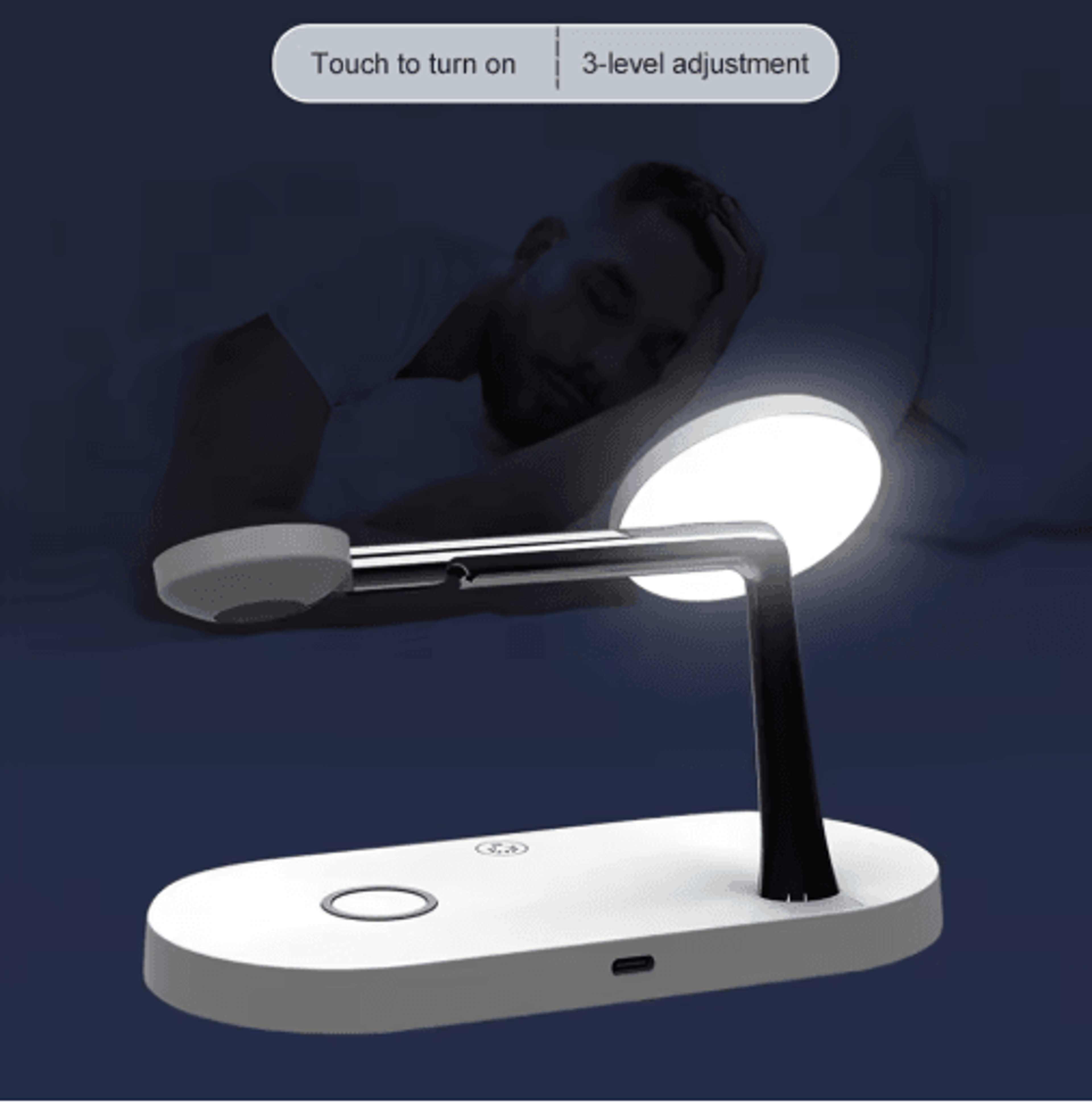 3in1 MagSafe Magnetic Wireless Charging Stand  Fast Charging Station For IPhone Apple Watch AirPods 5