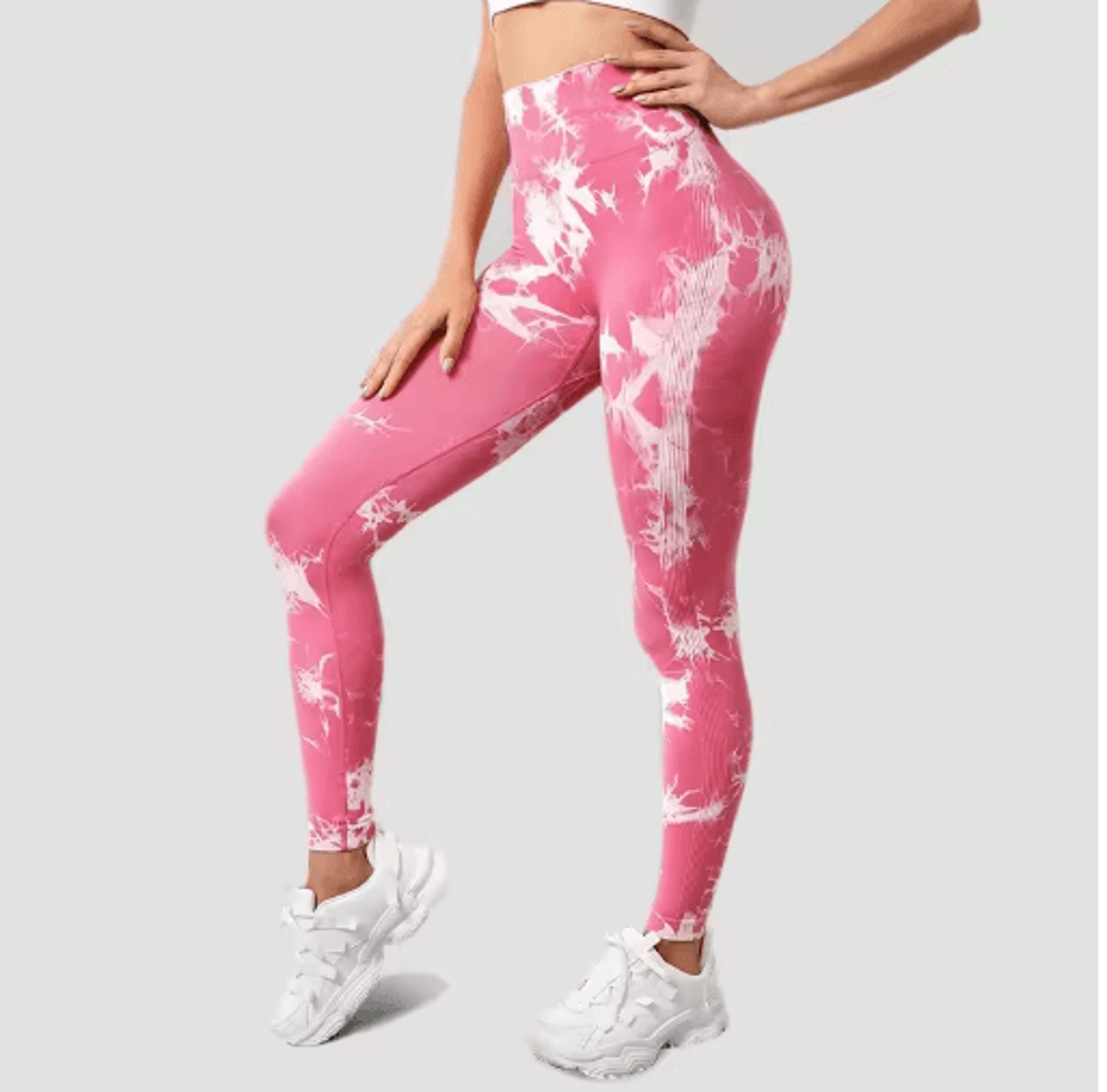 TieDye ButtLifting Yoga Leggings  High Waist SlimFit Fitness Leggings 3