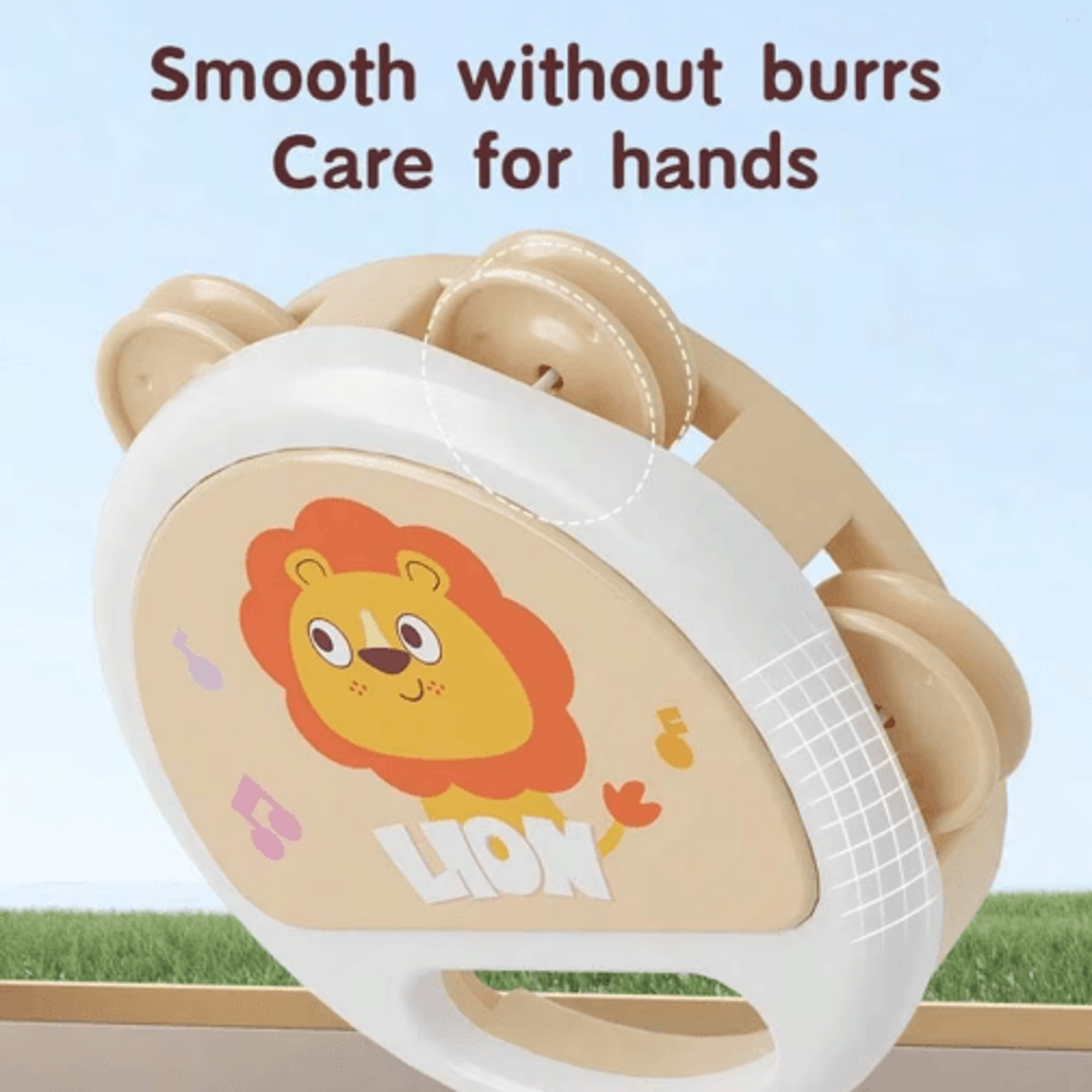 Adorable Baby Clapping Tambourine Musical Toy For Kids 5
