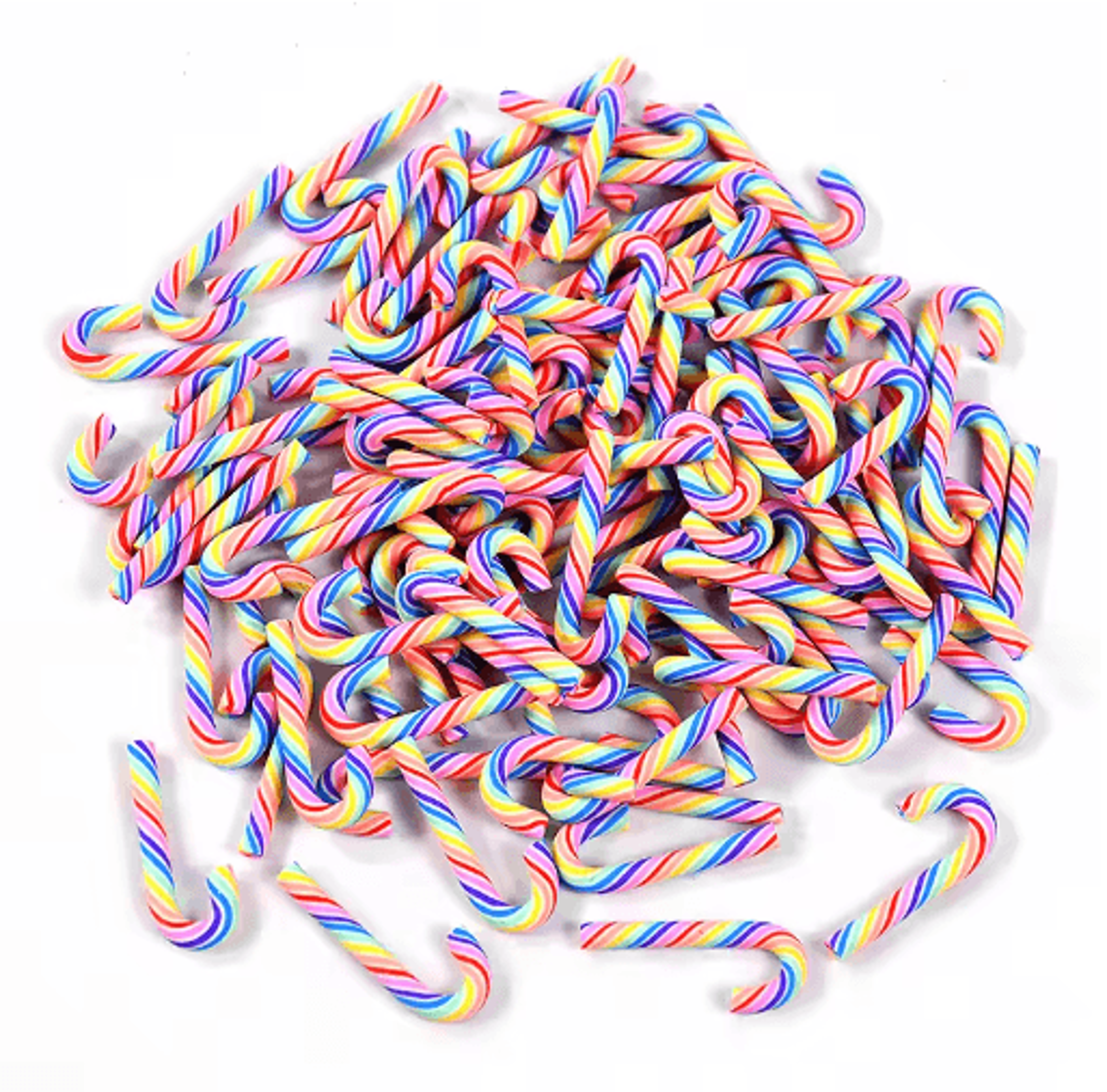 Mini Resin Candy Cane Ornaments For Christmas Tree  DIY Crafts 2