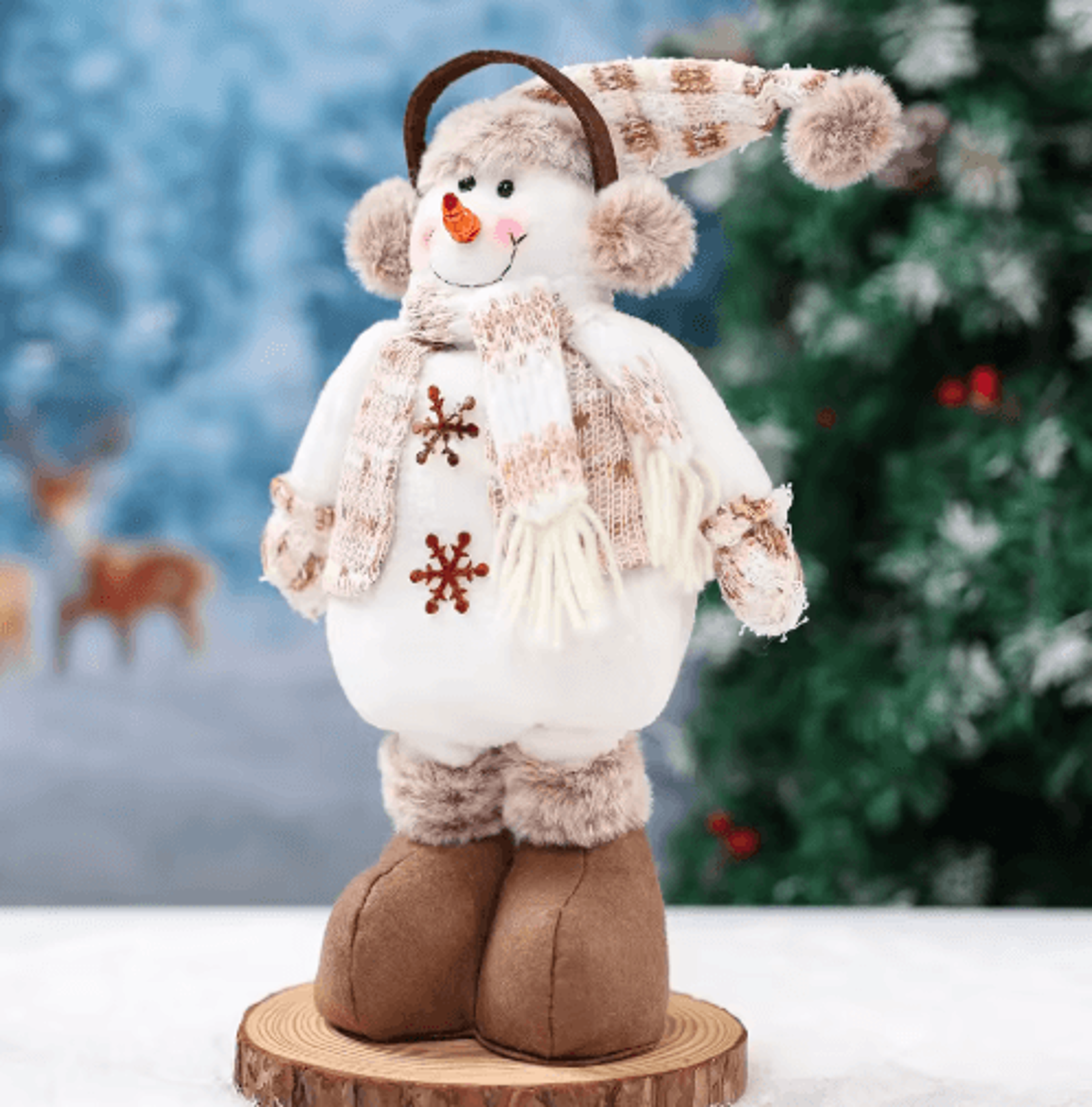 Festive Snowman Christmas Tree Ornament  Cute Hanging Holiday Decoration For Kids  Christmas Party  6