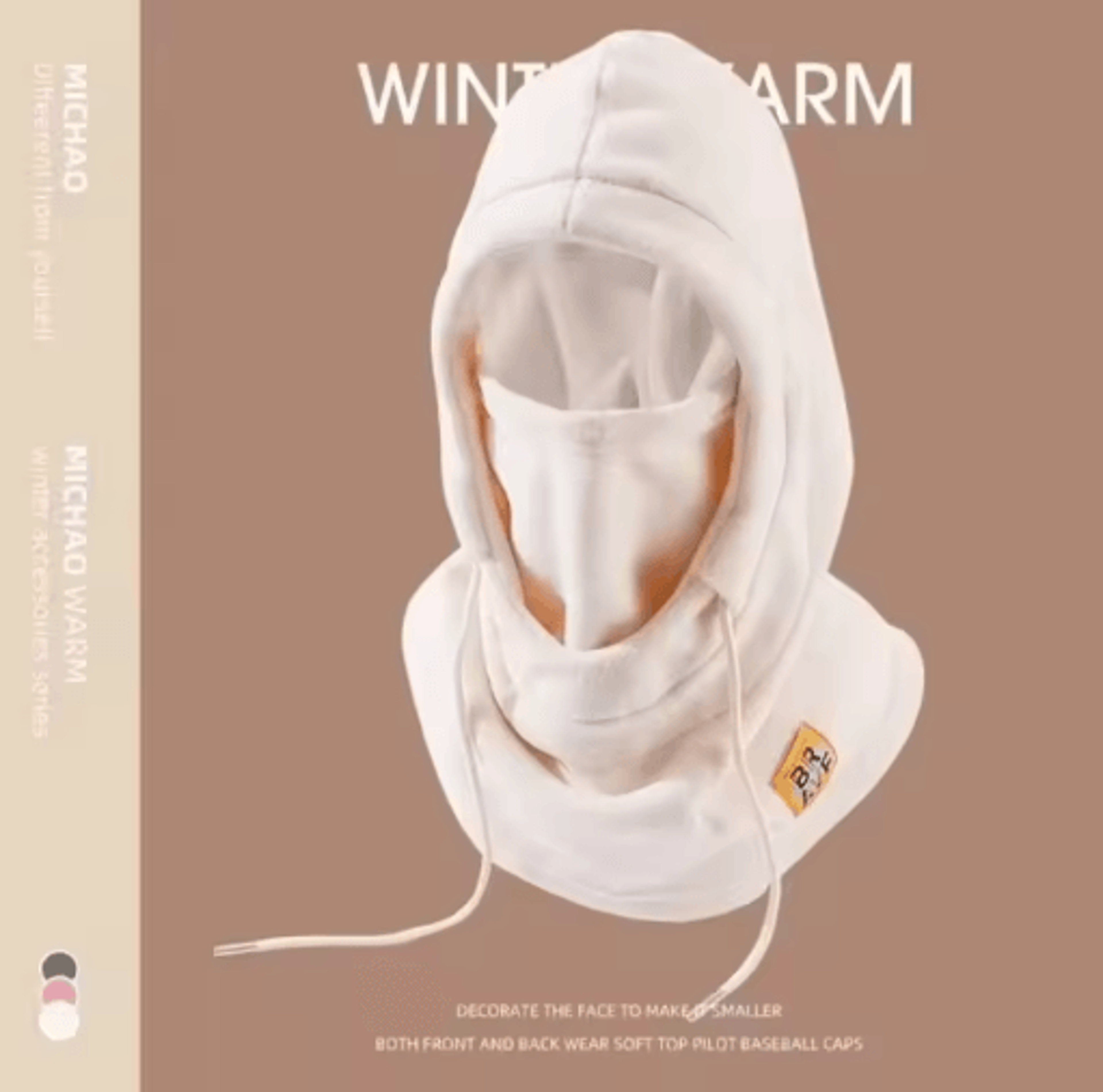 Warm 3in1 Winter Balaclava Hat With Mask And Neck Warmer For Cold Weather 2