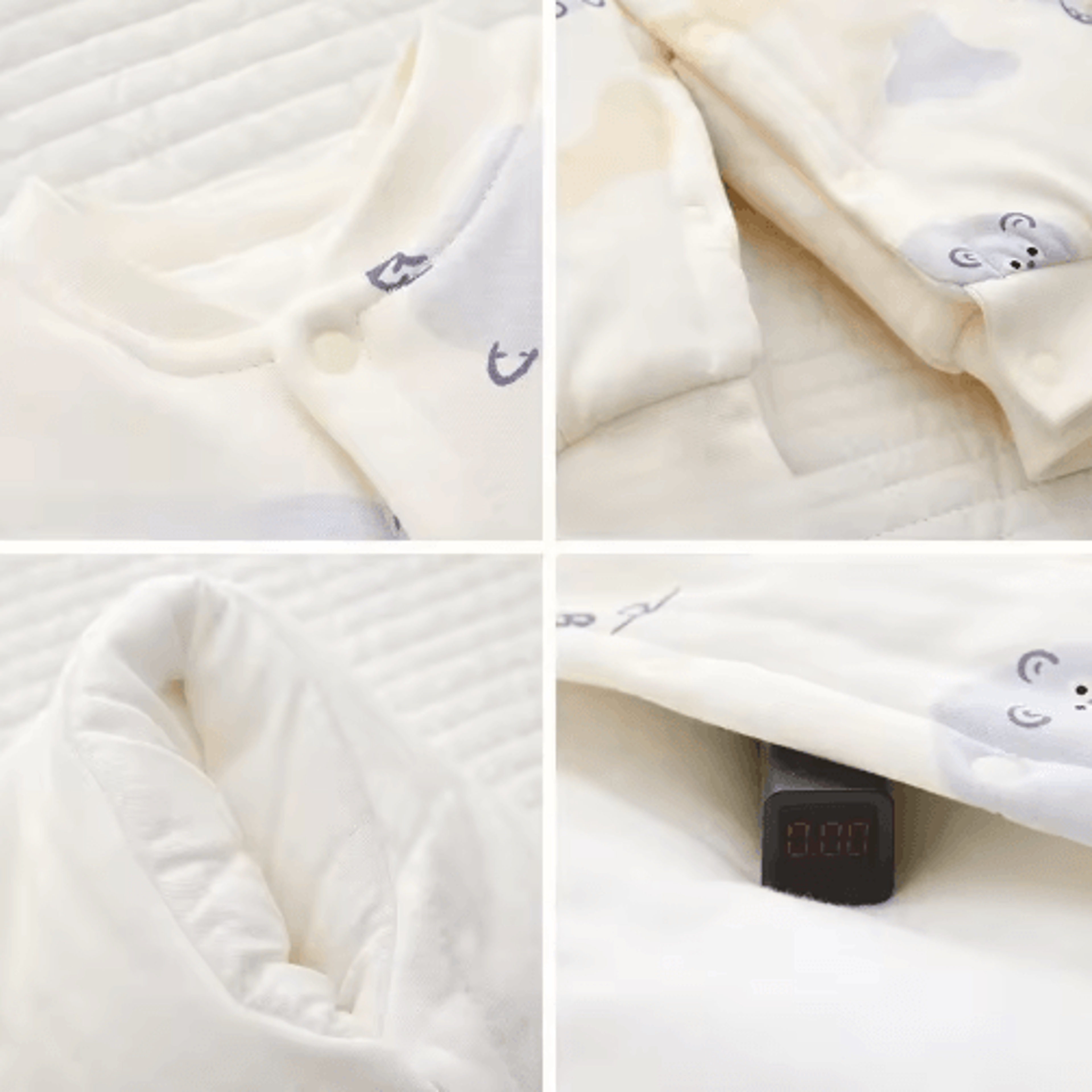 CozyCotton Newborn Winter Onesie  Soft Cotton Baby Bodysuit 5