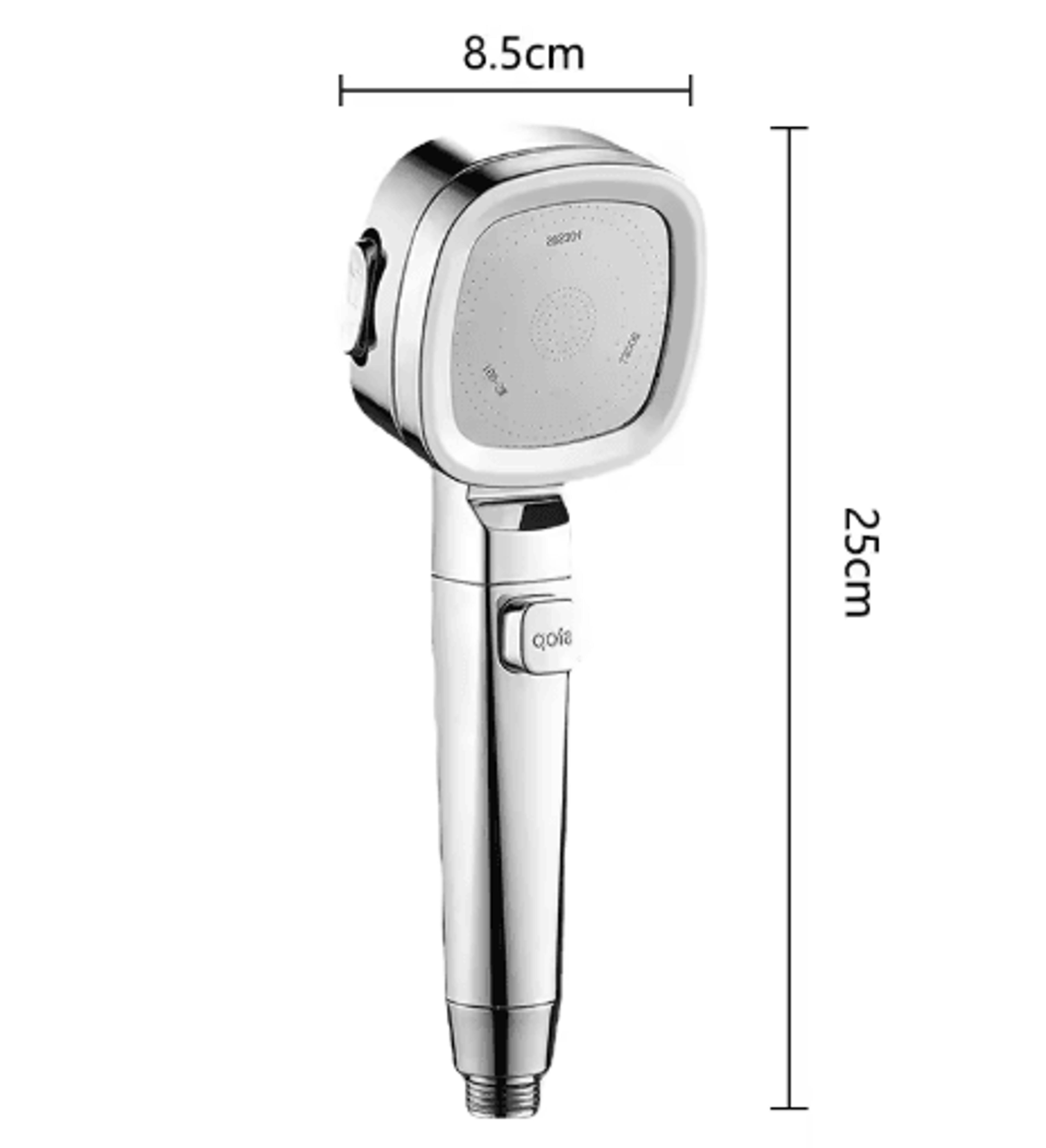 High Pressure Rain Shower Head  Boosted Water Flow Bathroom Upgrade 7