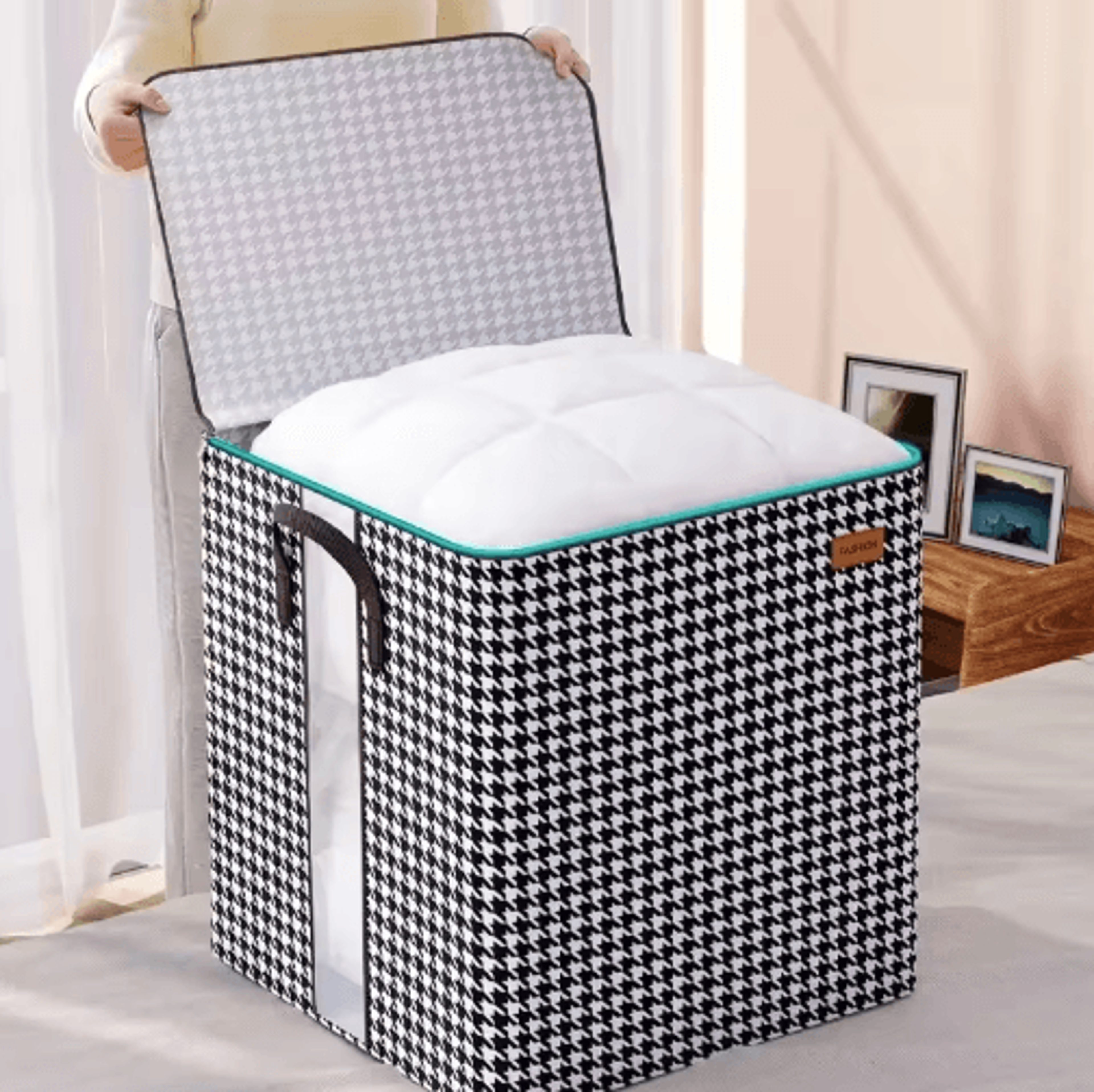 large capacity foldable clothes storage bag for easy wardrobe organization