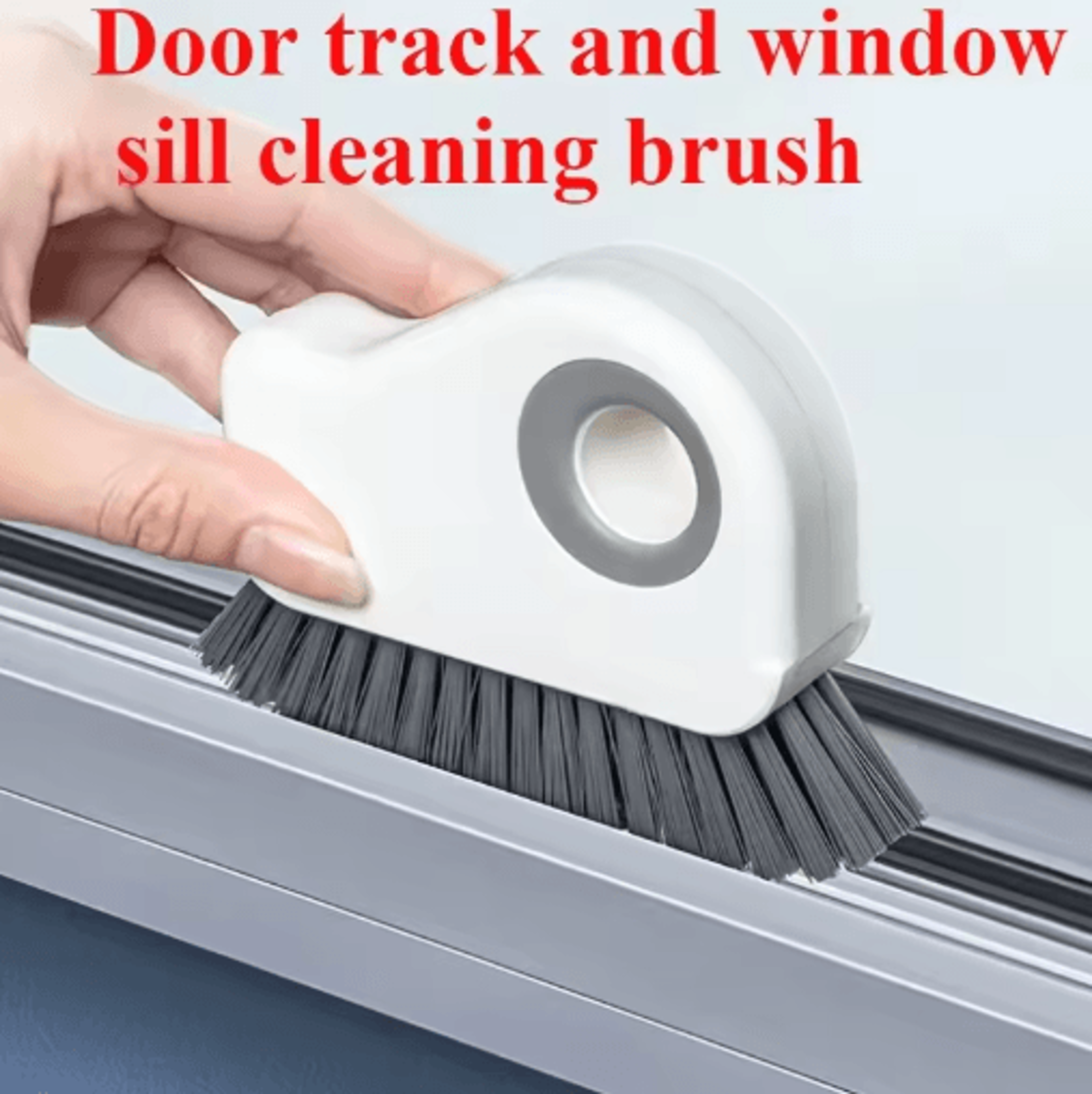 2 In 1 Grout  Window Track Cleaning Brush For Deep Cleaning 5