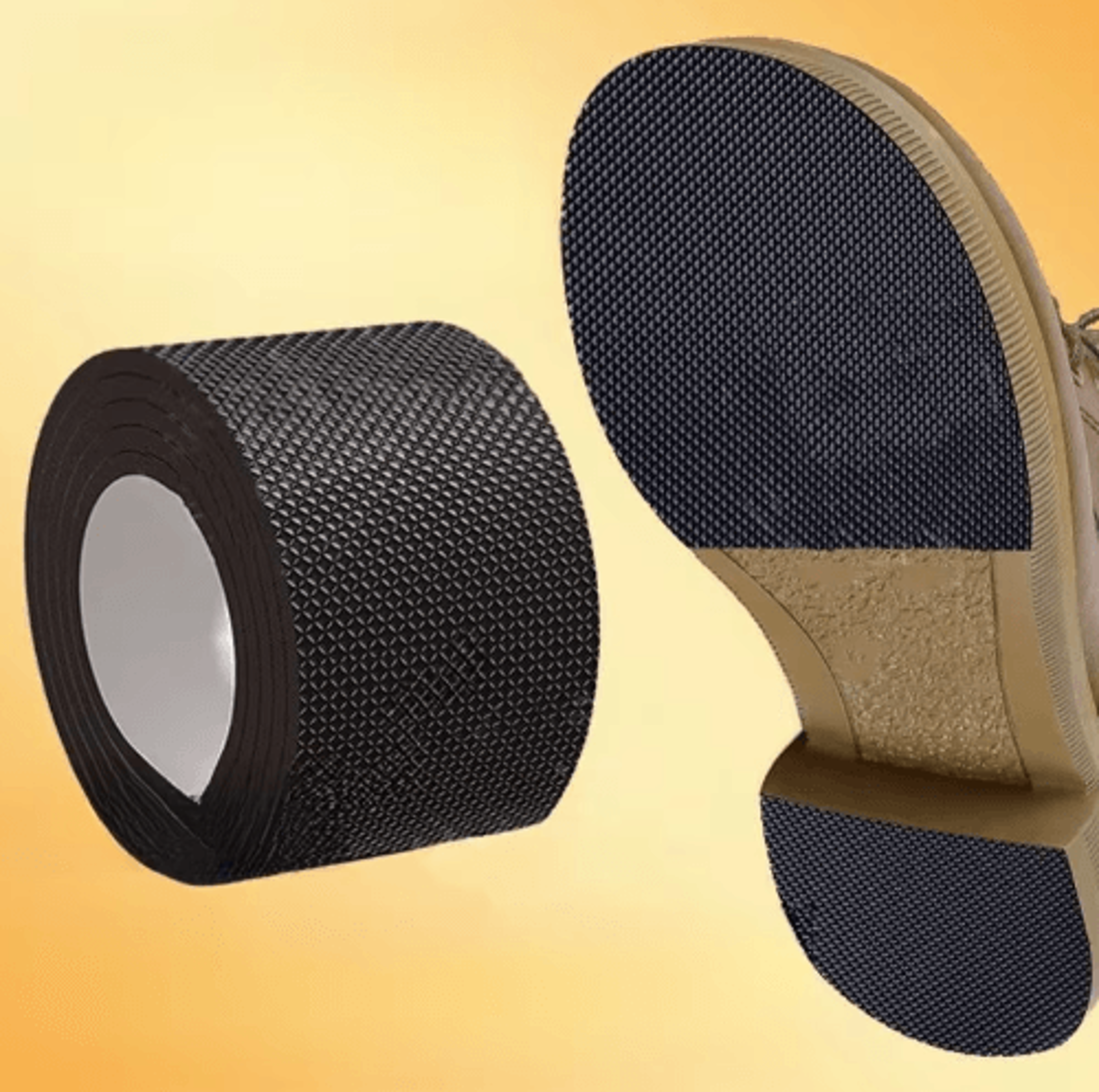 non-slip shoe sole protector roll – anti-abrasion heel sticker for quiet, long-lasting wear