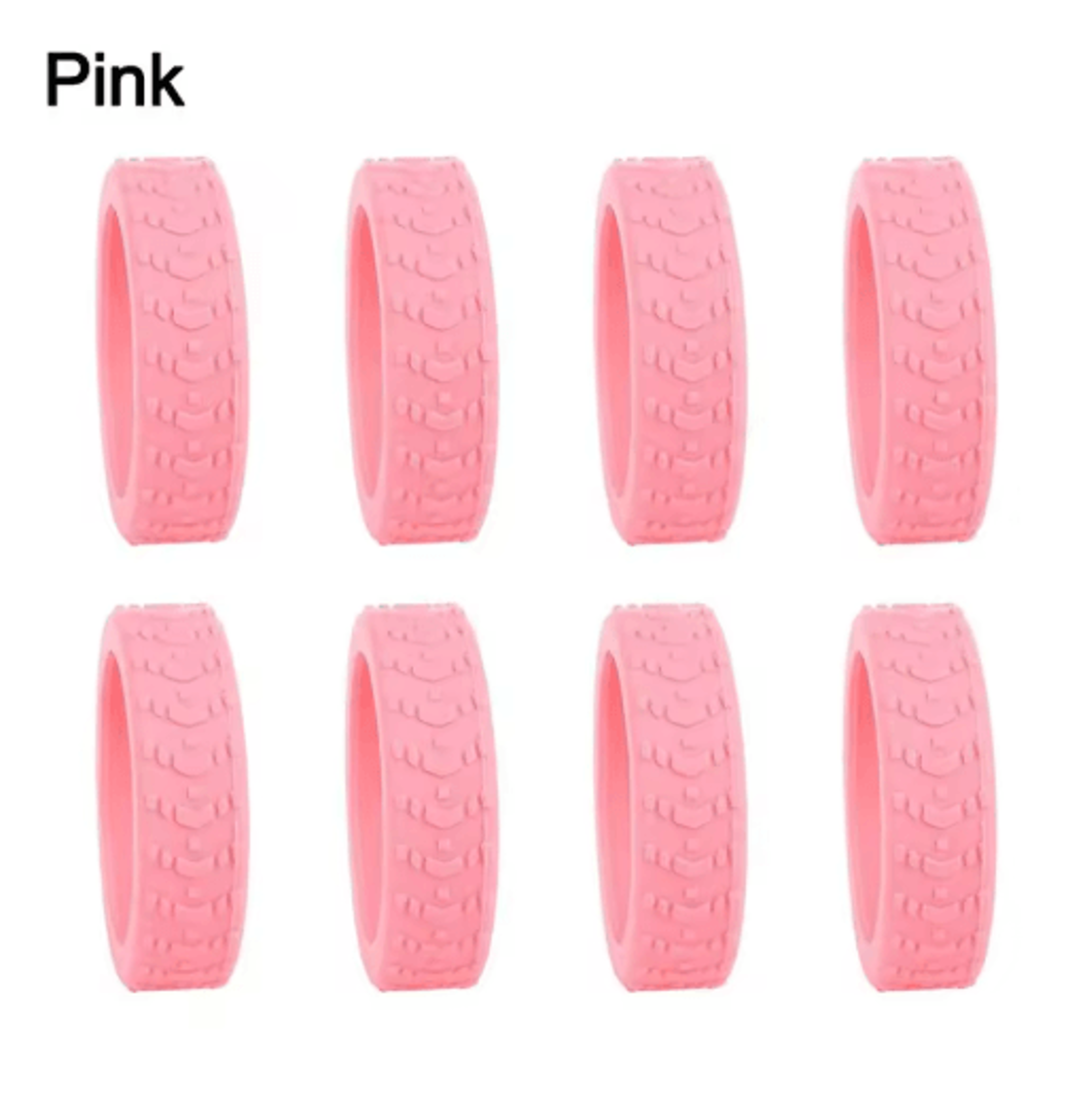 8 Piece Silicone Luggage Wheel Covers Noise Reducing Suitcase Caster Protectors For Smooth Travel 2