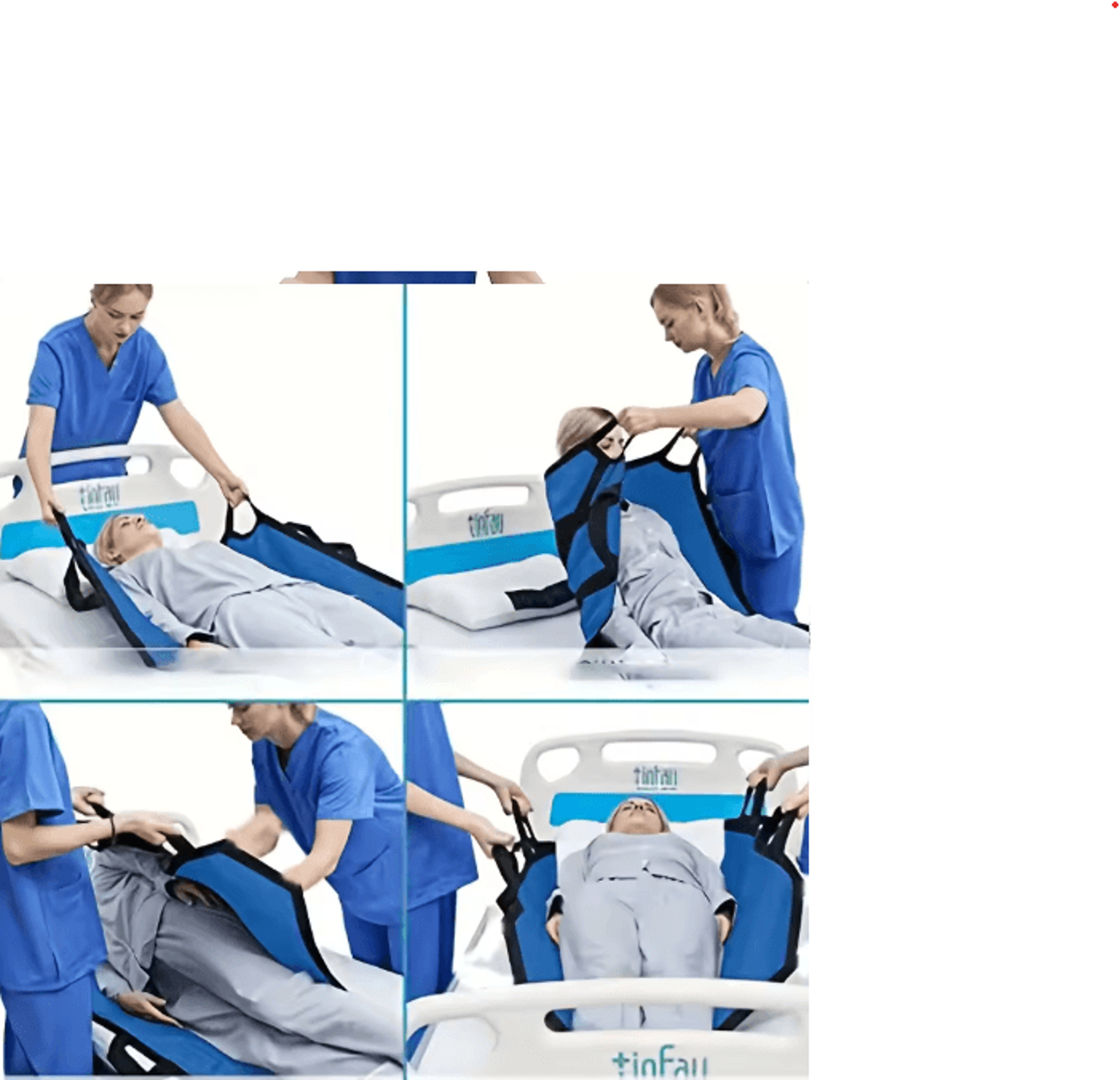 CareEase Bed Positioning Pad  Waterproof Patient Transfer Sheet For Safe Turning  Lifting 3