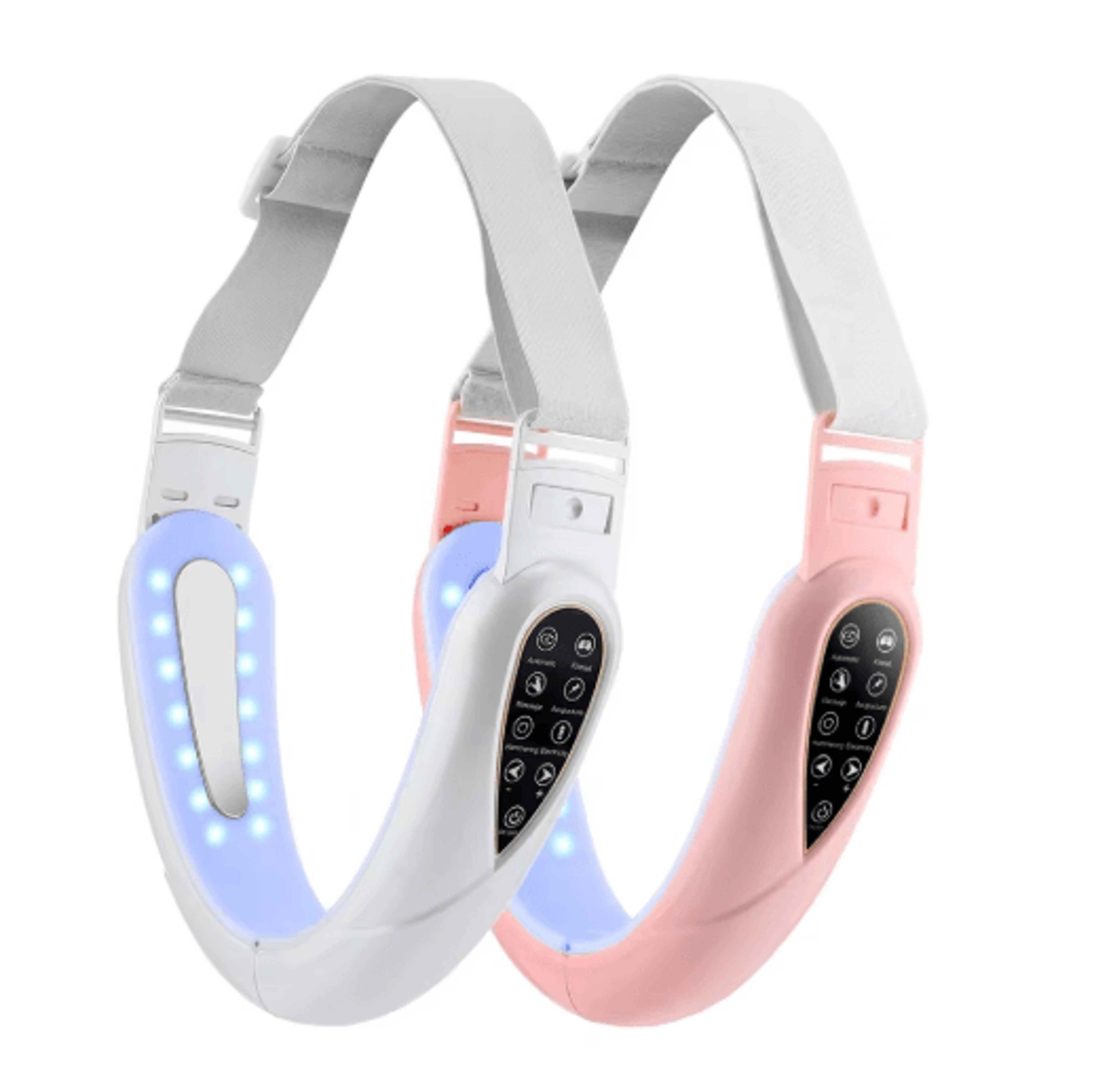vline sculpt v face massager – rechargeable facial massage device with led display