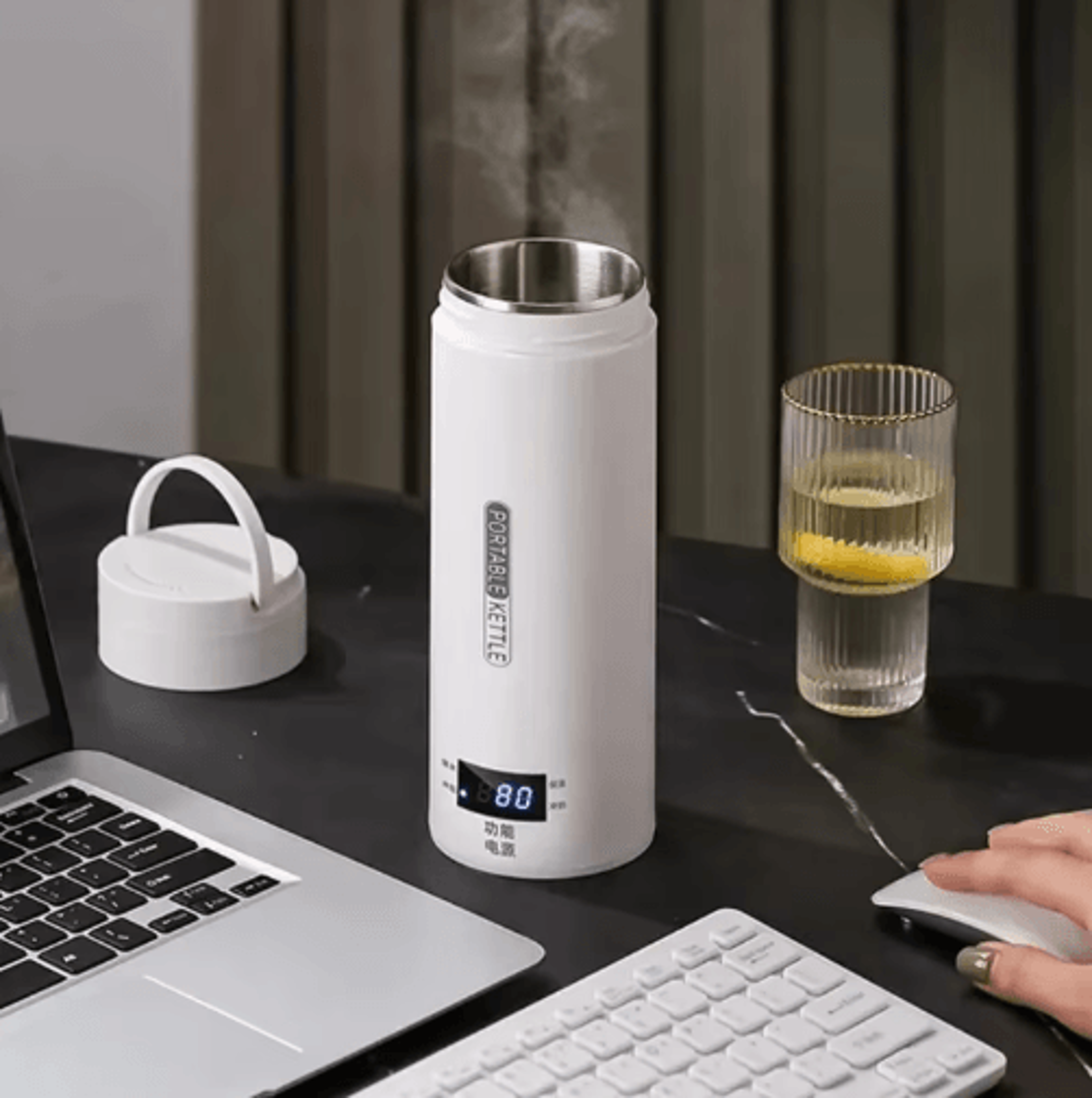 Portable Electric Travel Kettle 500ML  Smart Portable Electric Kettle For Tea Coffee  OntheGo Boili 5