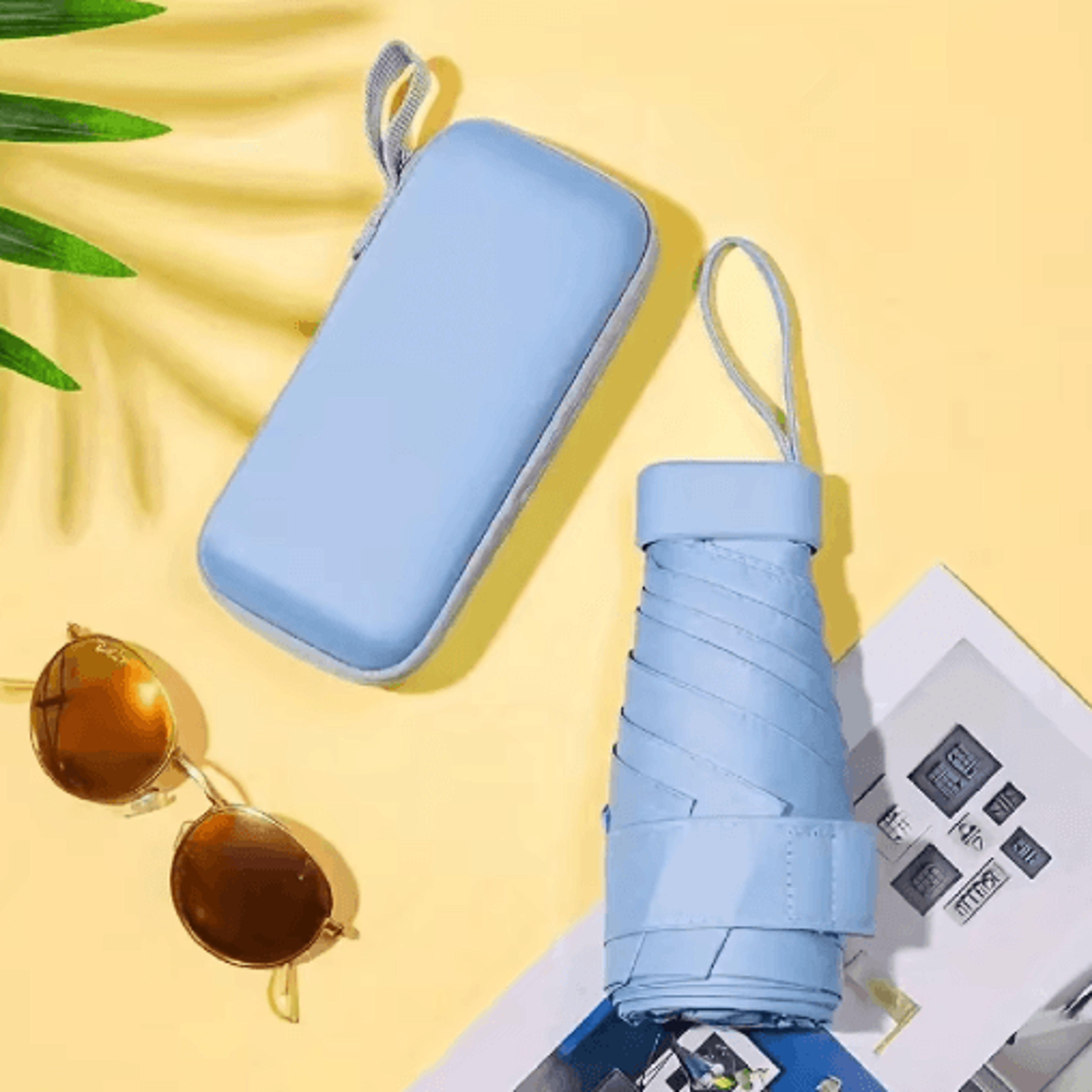 UltraLight Foldable Mini Umbrella Compact Travel Umbrella With UV Protection 2