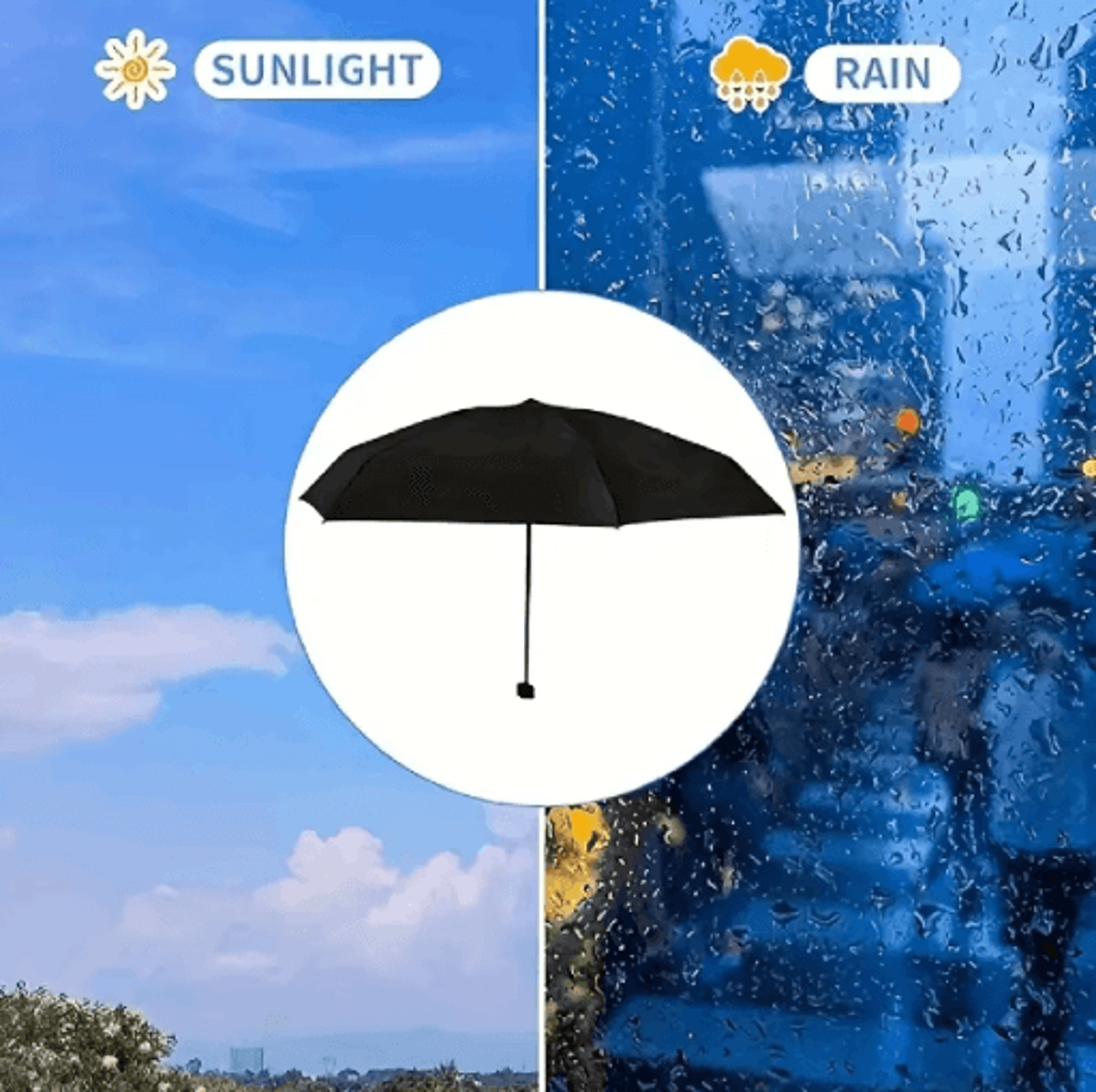 UltraLight Foldable Mini Umbrella Compact Travel Umbrella With UV Protection 9