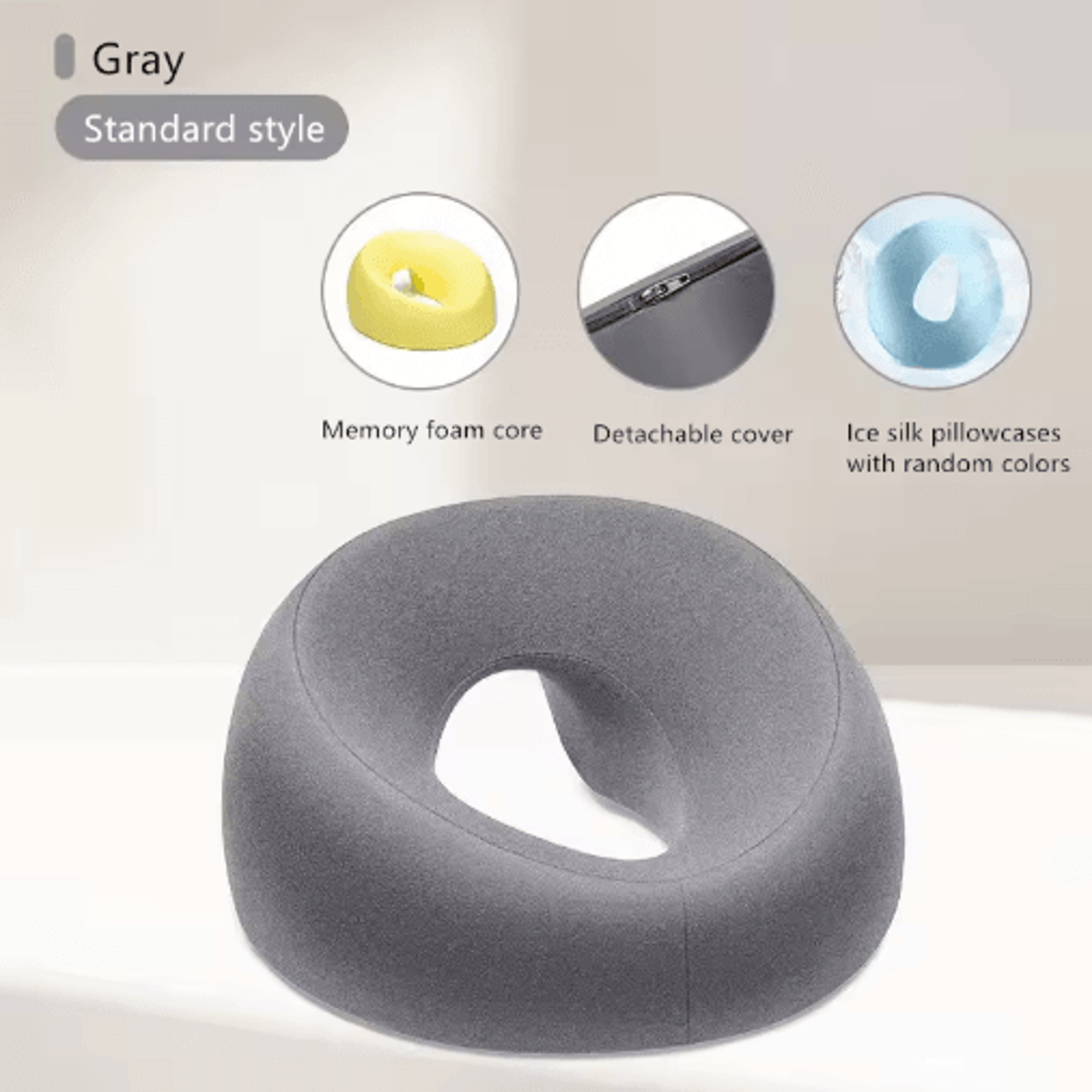 Ergonomic Memory Foam Face Rest Pillow Breathable Face Support Pillow For Salon Comfort  Relaxation 1
