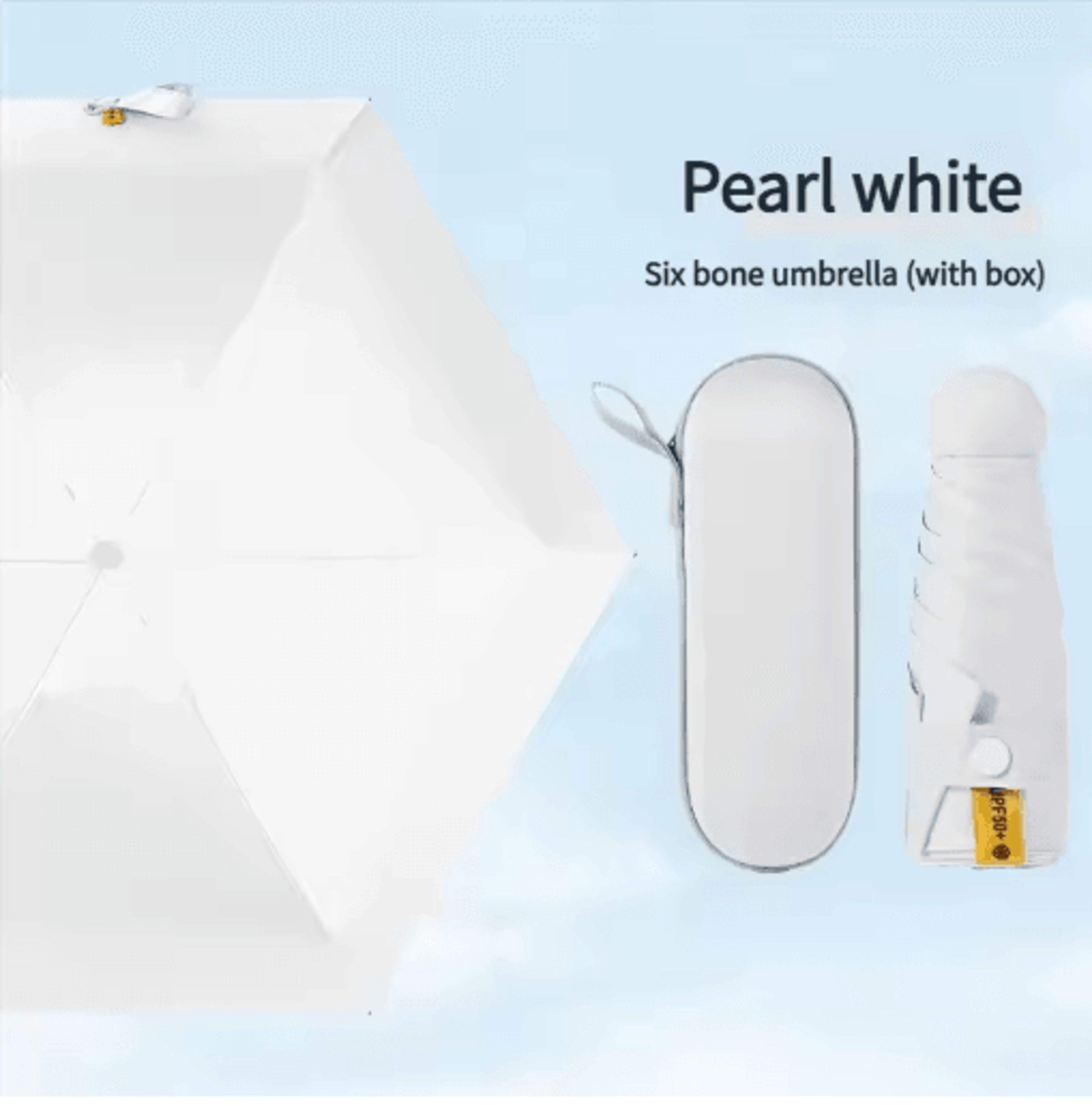 Capsule Mini Travel Umbrella Ultra Light Compact Travel Umbrella With UV Protection 2