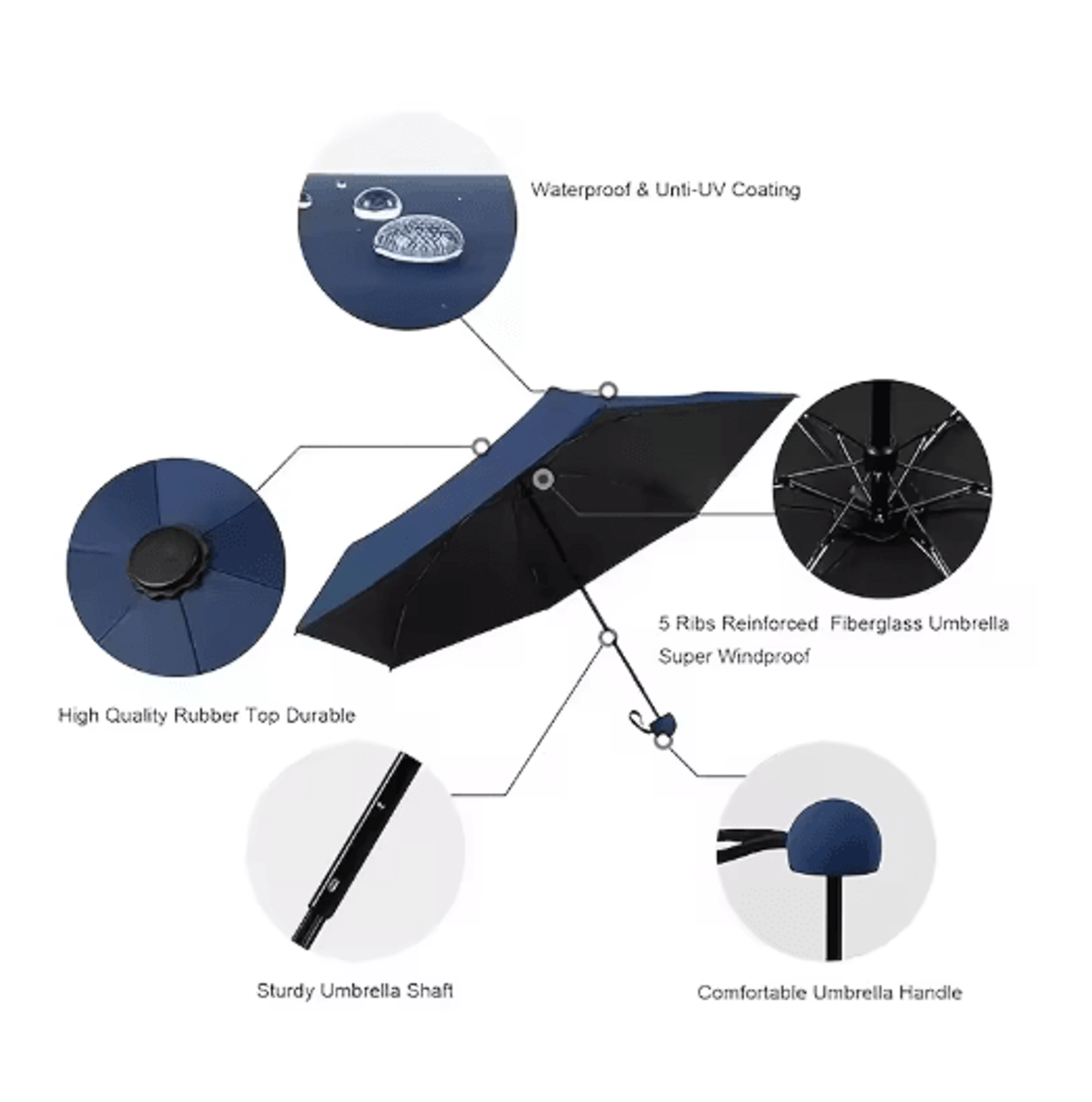 Capsule Mini Travel Umbrella Ultra Light Compact Travel Umbrella With UV Protection 7