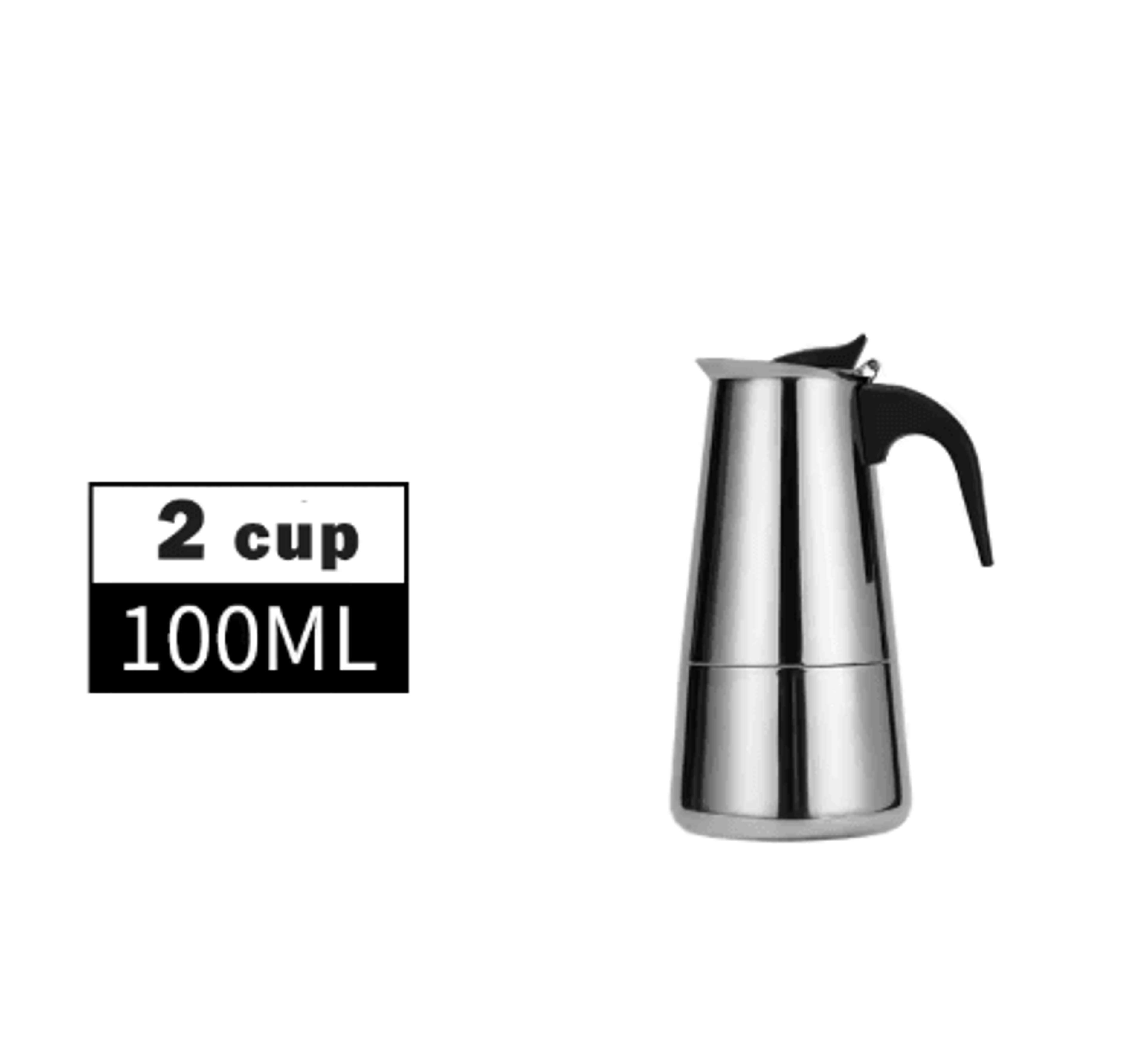 Stovetop Moka Pot Espresso Maker  469 Cup Italian Coffee Percolator 1