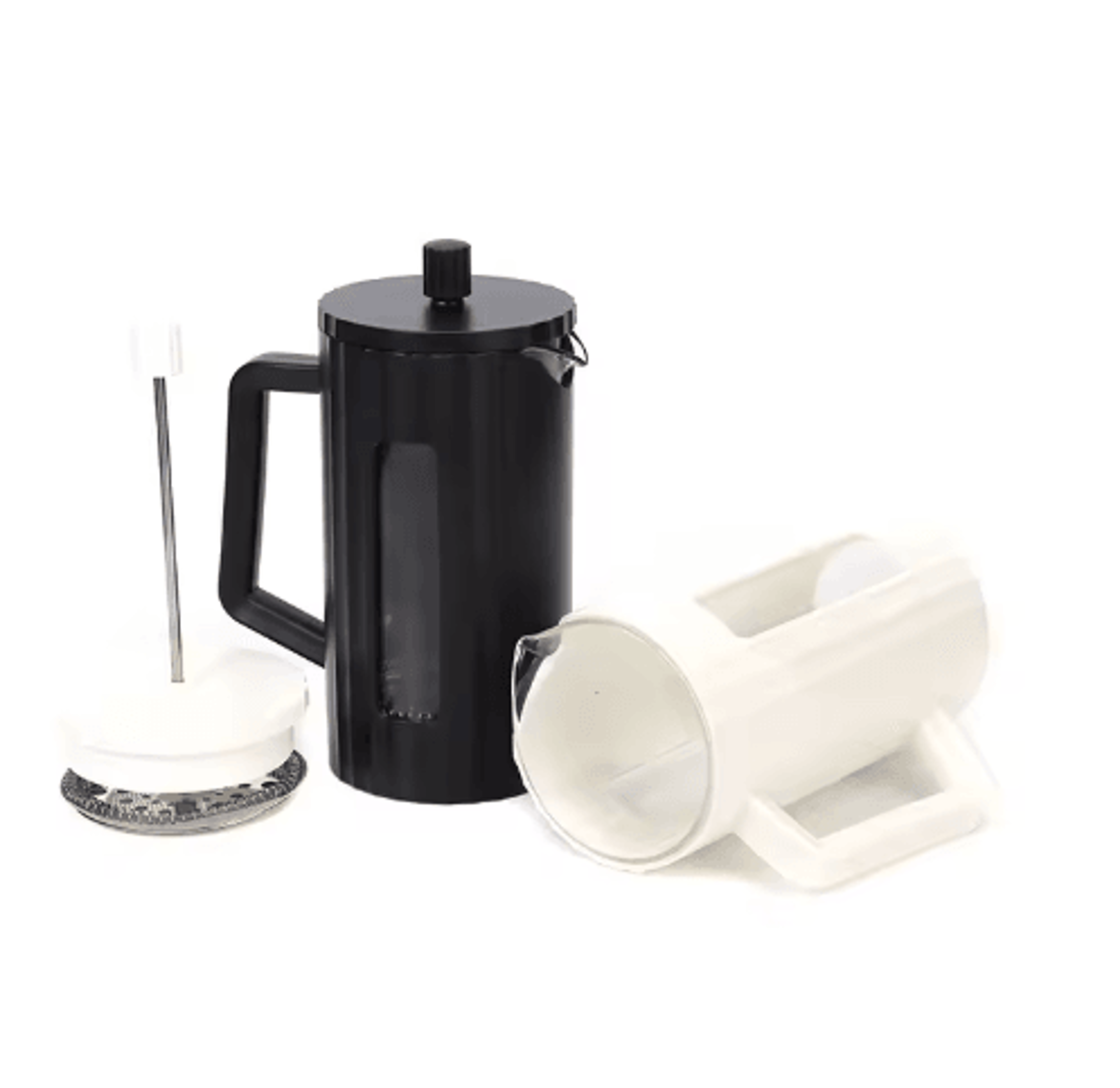 premium french press coffee maker – borosilicate glass coffee & tea press (600ml/1000ml)