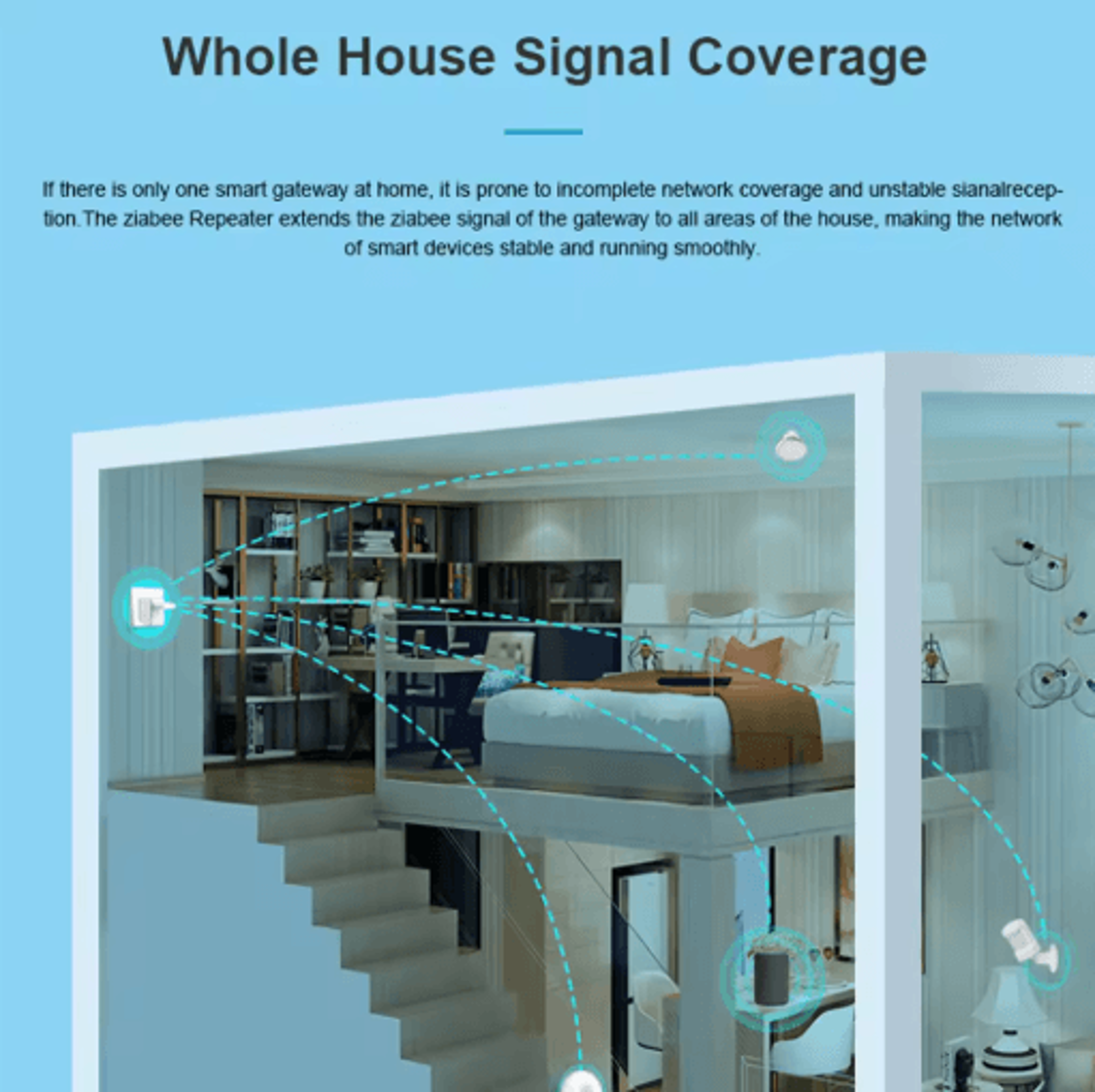 Haozee ZigBee Signal Repeater USB Smart Home Extender For Home Assistant  Zigbee2MQTT 4