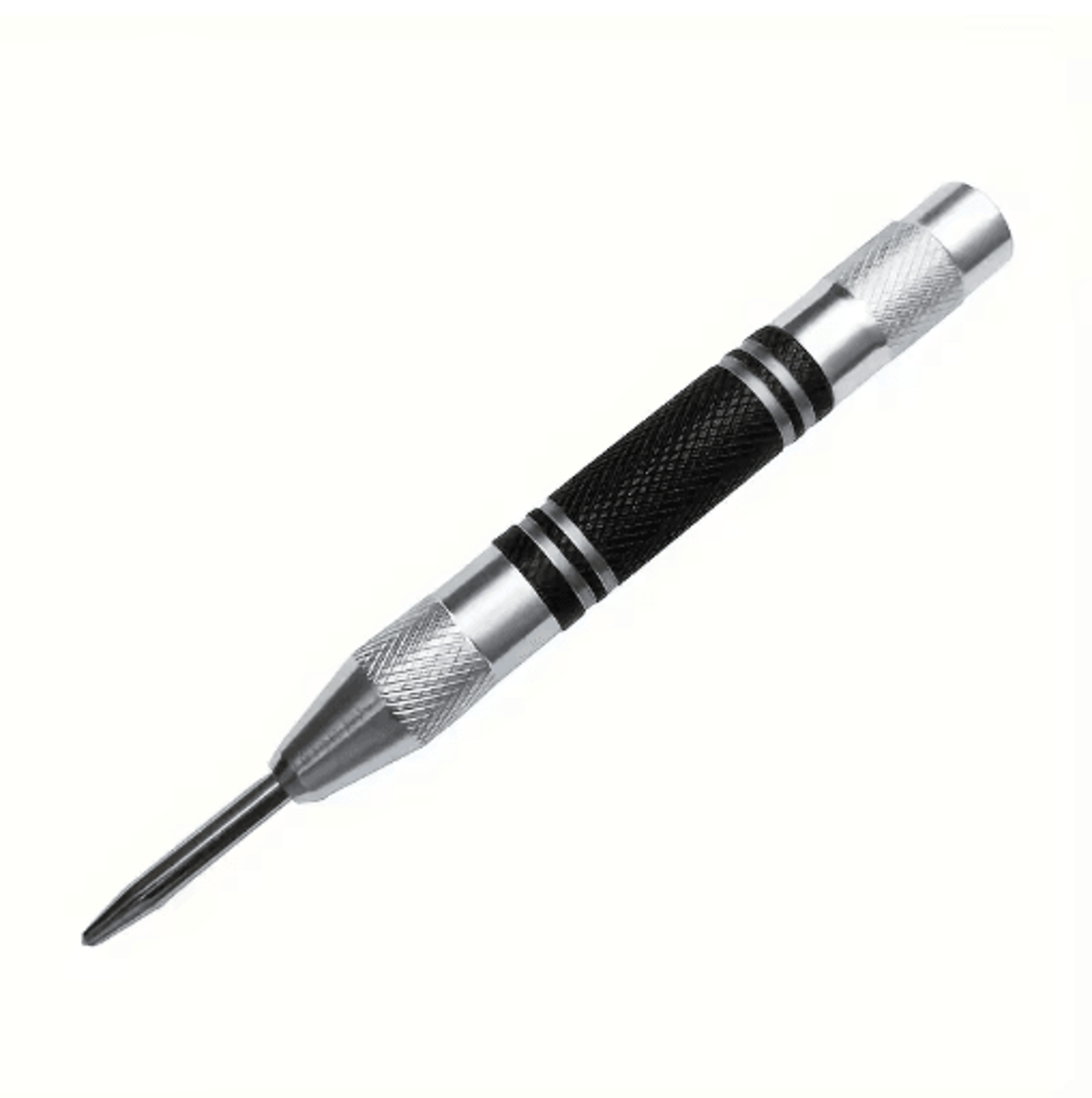 Punch Pro Auto Center Punch Tool Heavy Duty SpringLoaded Drill Locator 2
