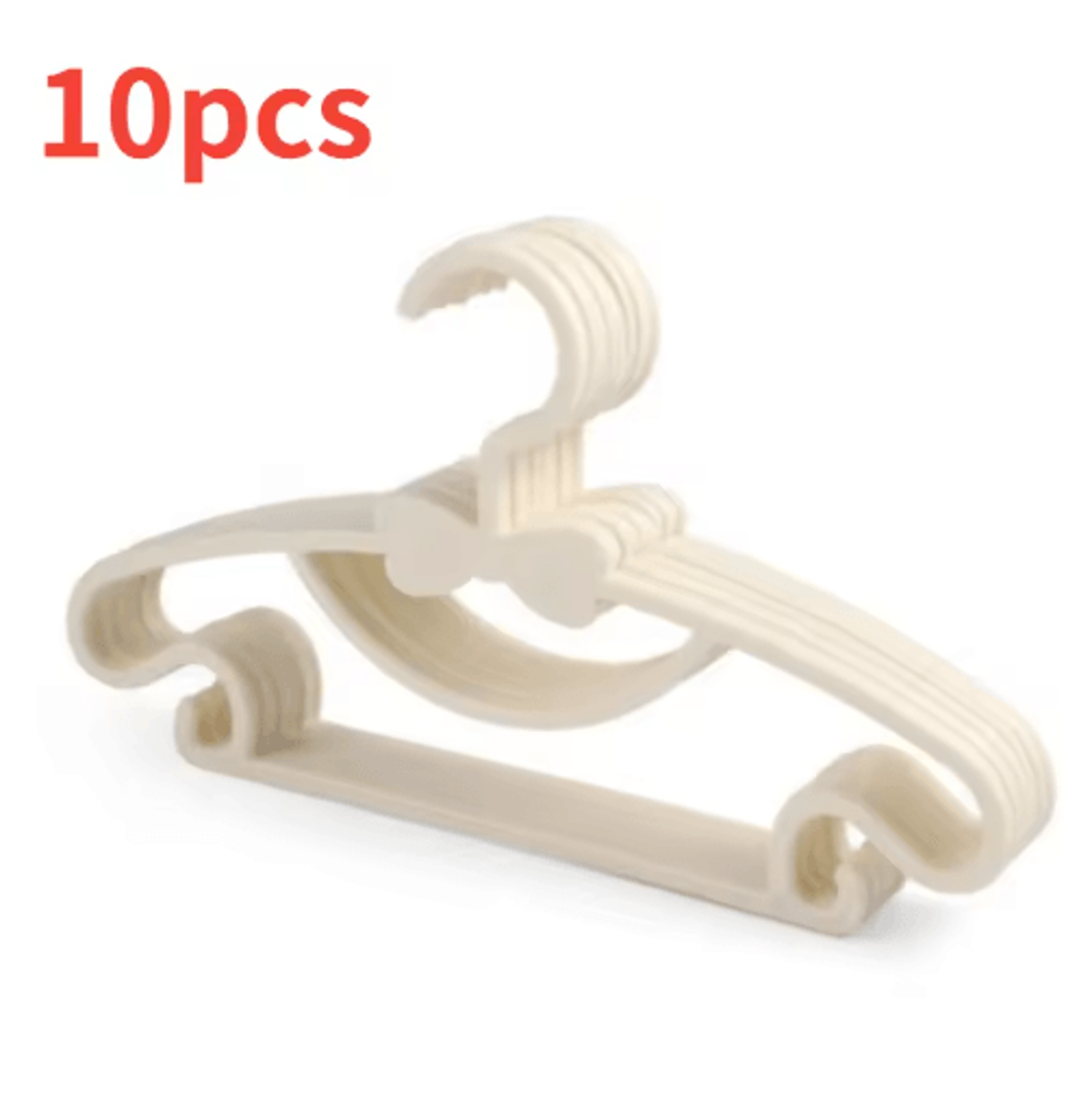 Kids Clothes Hangers Set 10pcs Windproof Baby  Childrens Plastic Hangers 6