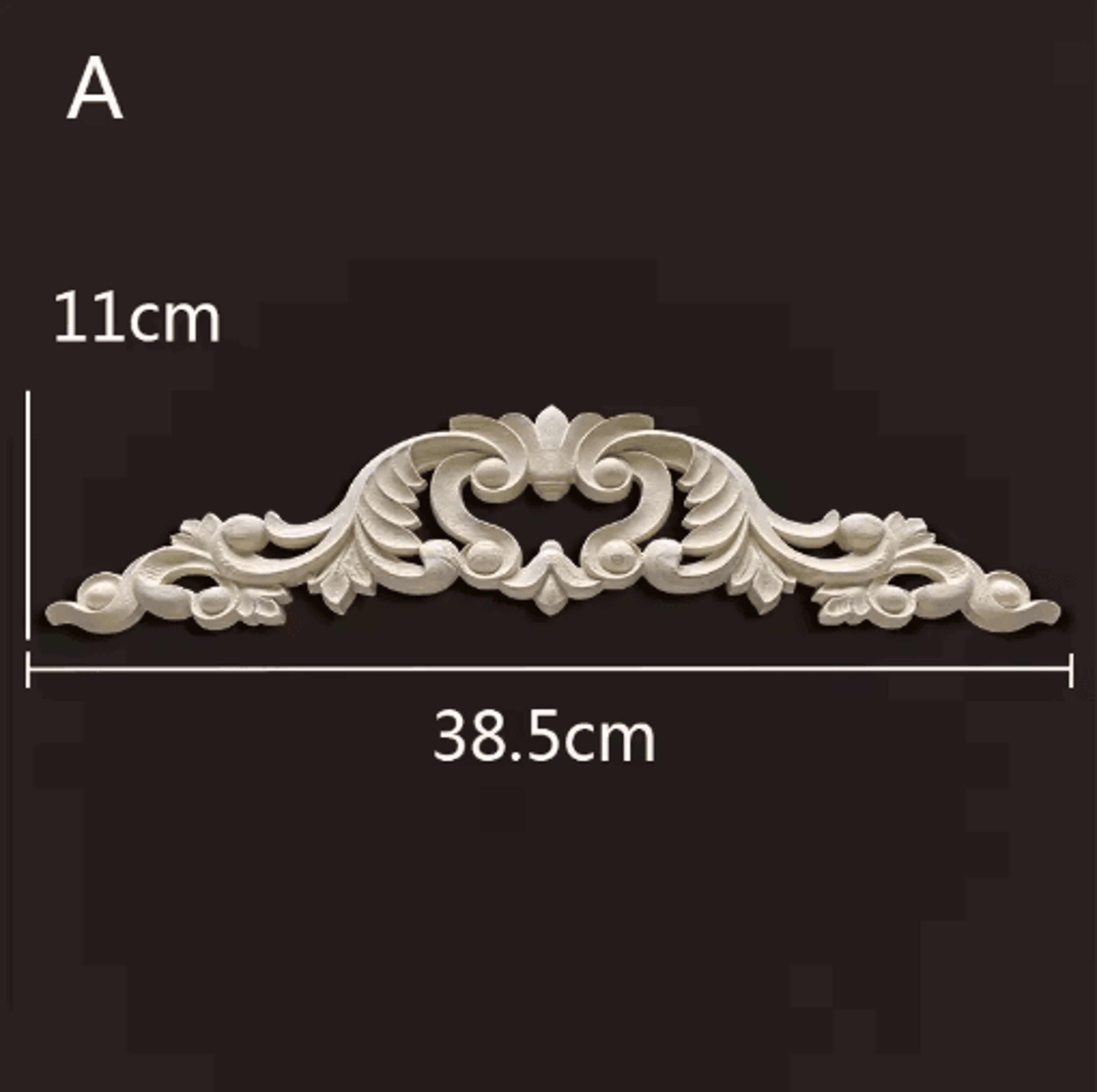 Vintage Carved Wood Onlays Decorative Furniture Appliques For Elegant Home Decor 21