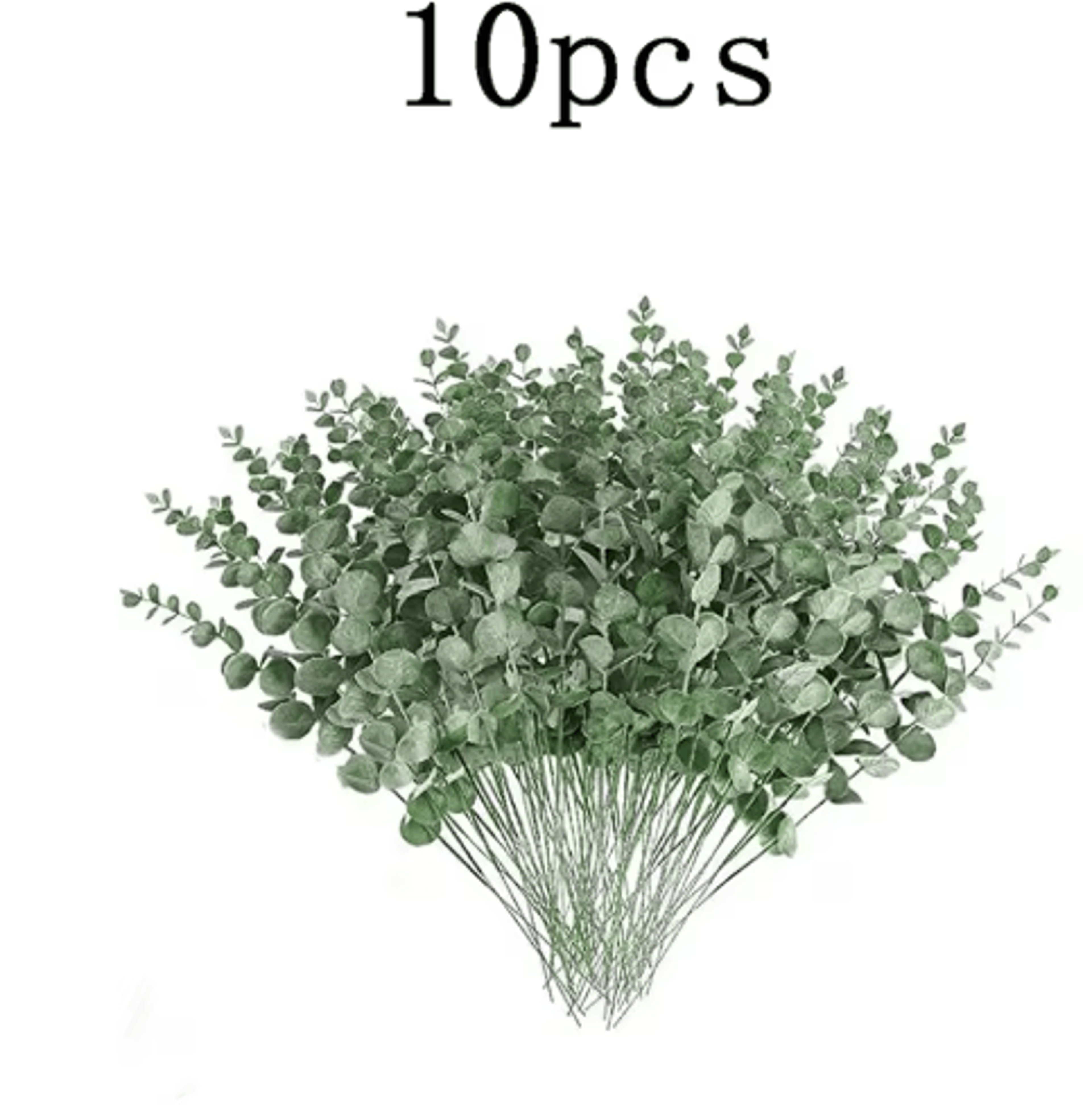 EverGreen Bulk Eucalyptus Stems Set  Mixed Silver Dollar Artificial Leaves 3060120PCS 2